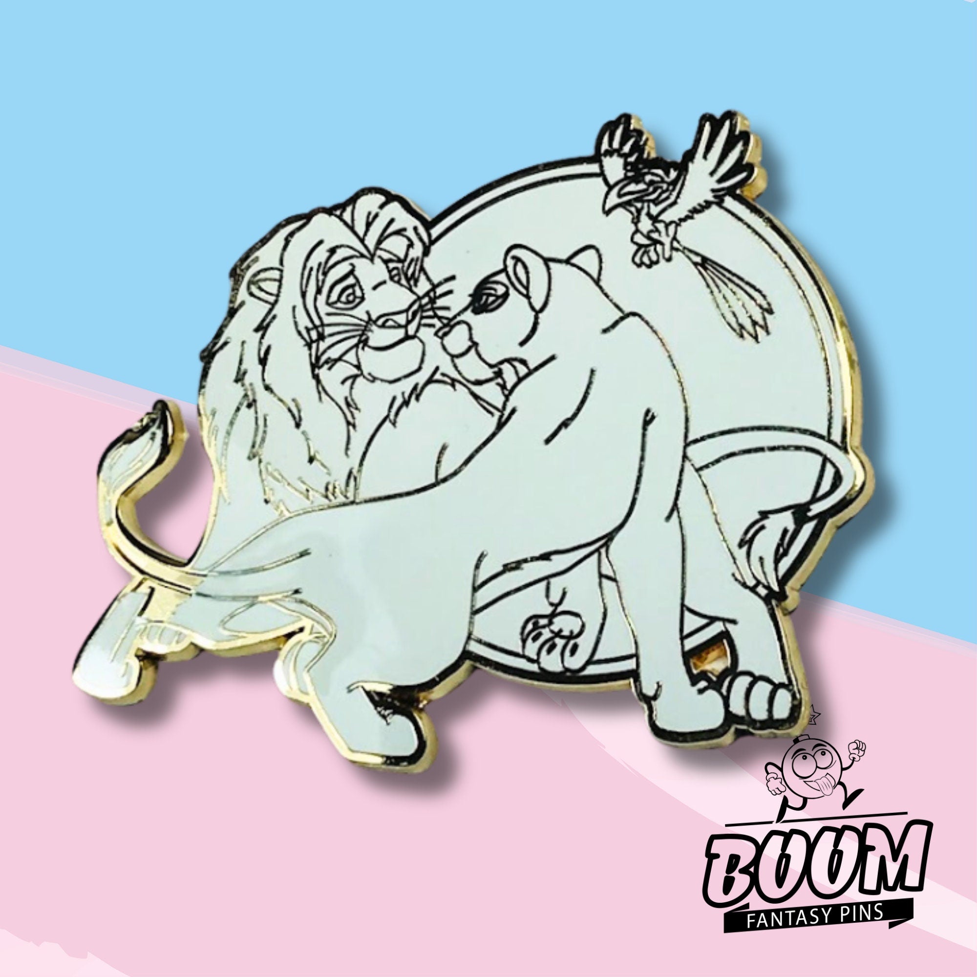 Pin – Simba Nala y Zazu de El Rey León Disney Fantasy