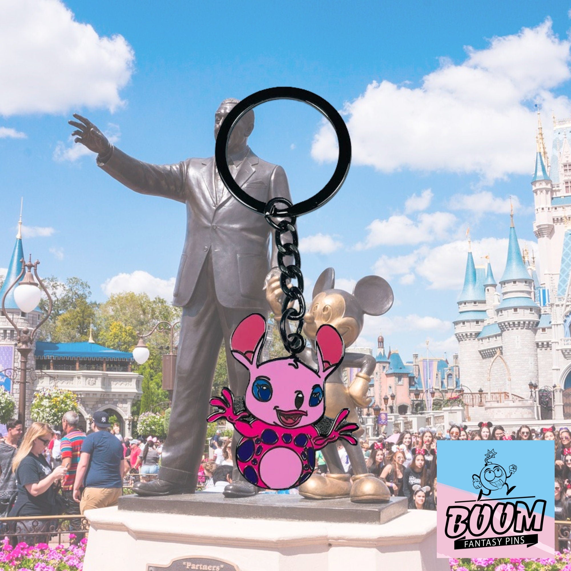 Llavero – Experimento 275 Cosquillas en la barriga de Lilo y Stitch – Disney Fantasy