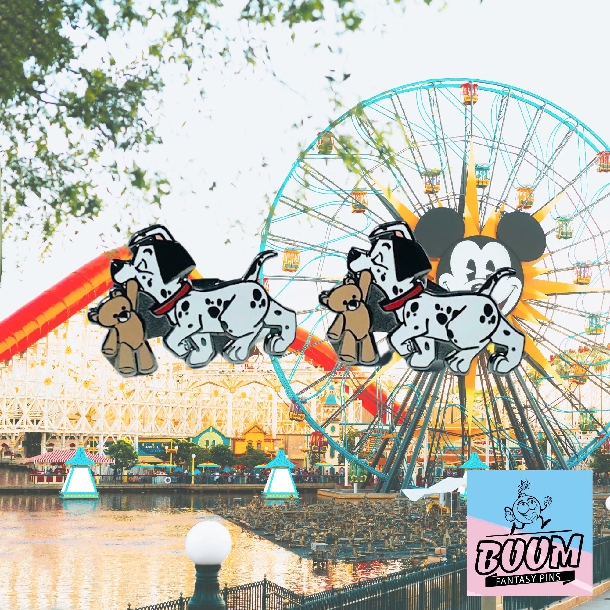 Gemelos – Parche y osito de 101 Dálmatas – Disney Fantasy