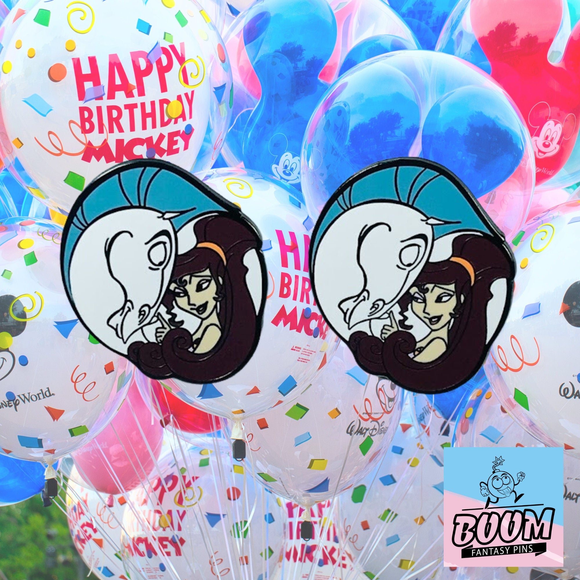 Boutons de manchette – Mégara et Pégase d'Hercule – Disney Fantasy