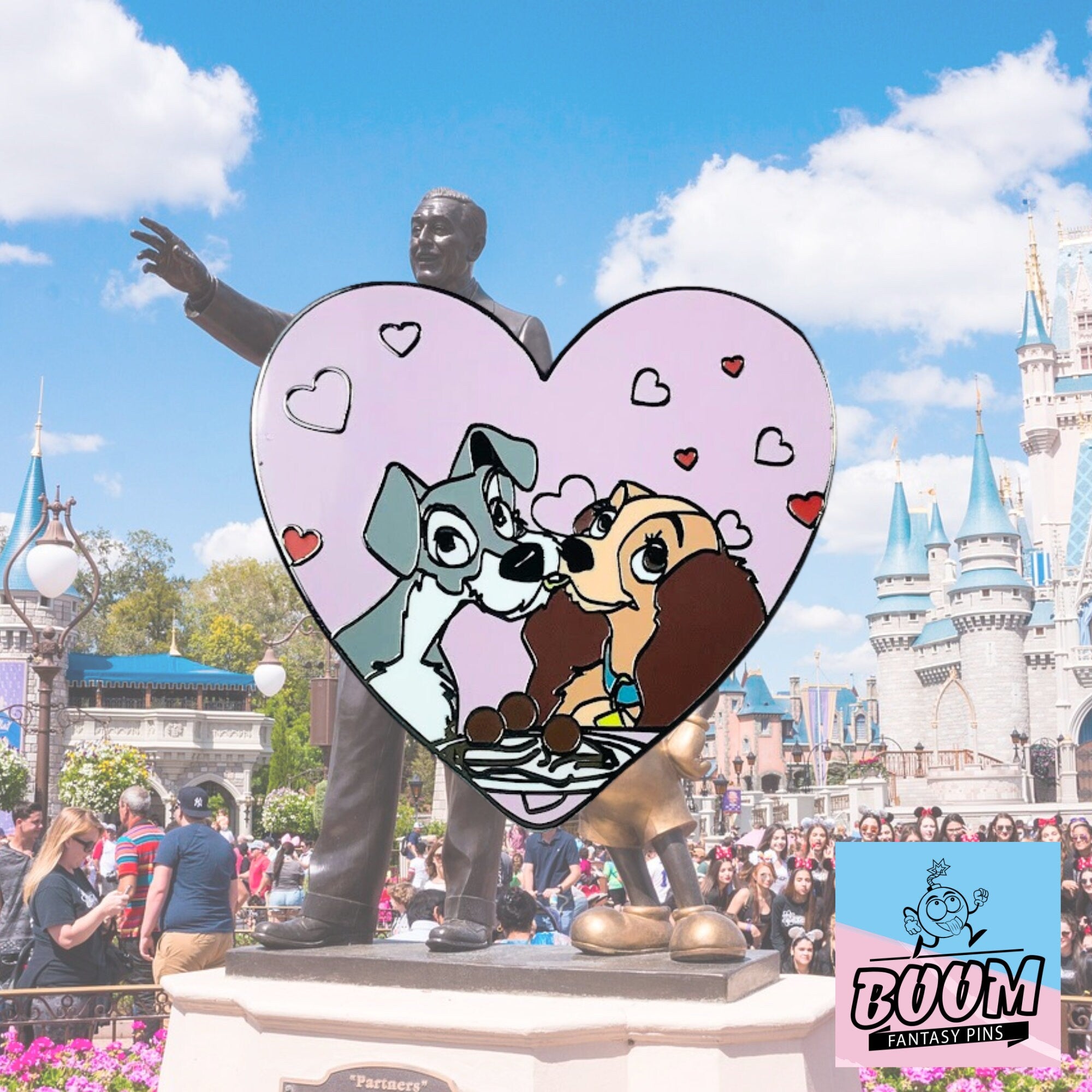 Pin's – La Belle et le Clochard du film La Belle et le Clochard – Disney Fantasy