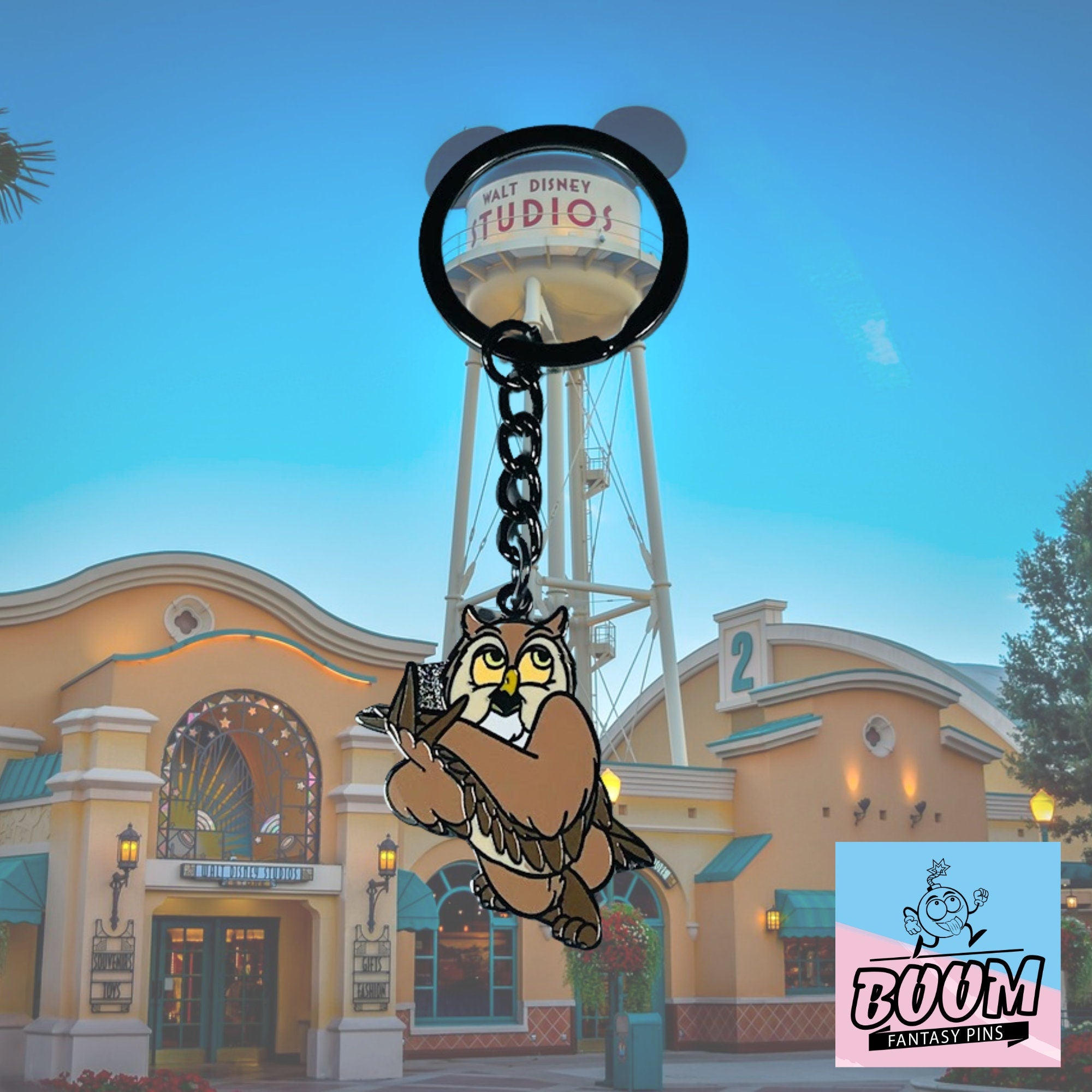 Porte-clés – Hibou ami de Bambi – Disney Fantasy