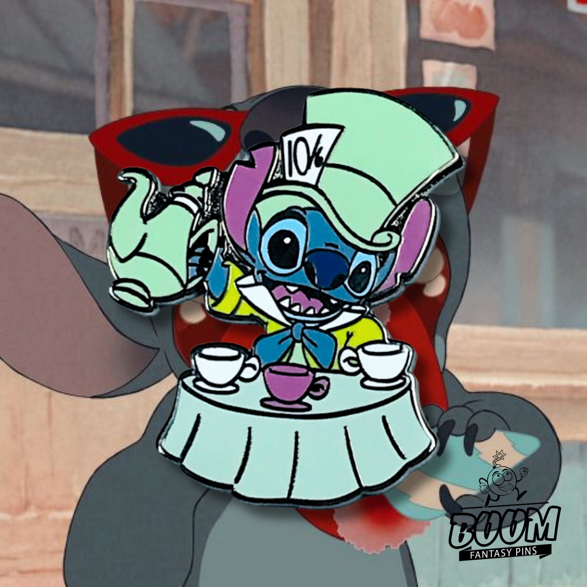 Pin – Stitch como el Sombrerero Loco de Lilo y Stitch – Disney Fantasy