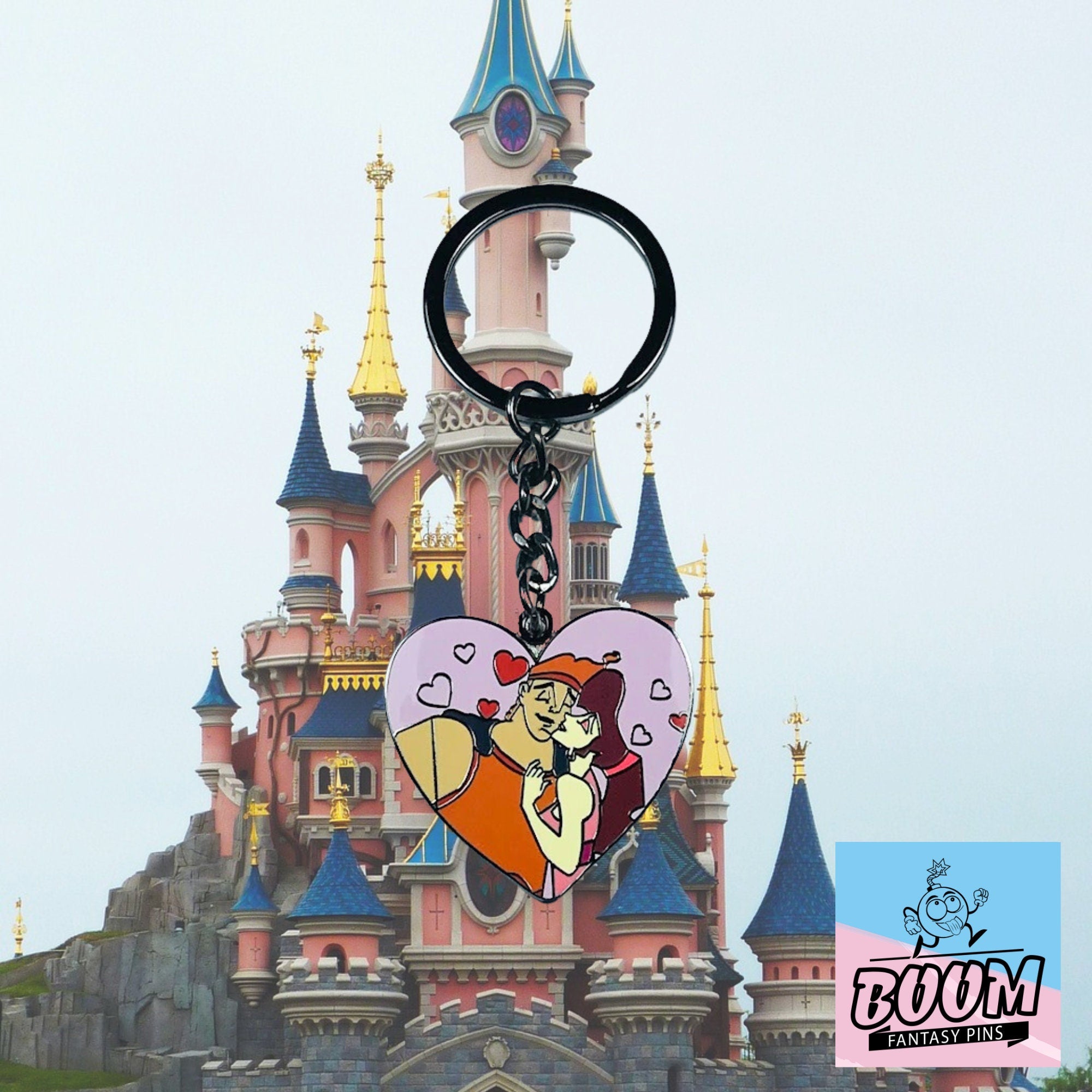 Porte-clés – Hercule et Mégara du film Hercule – Disney Fantasy