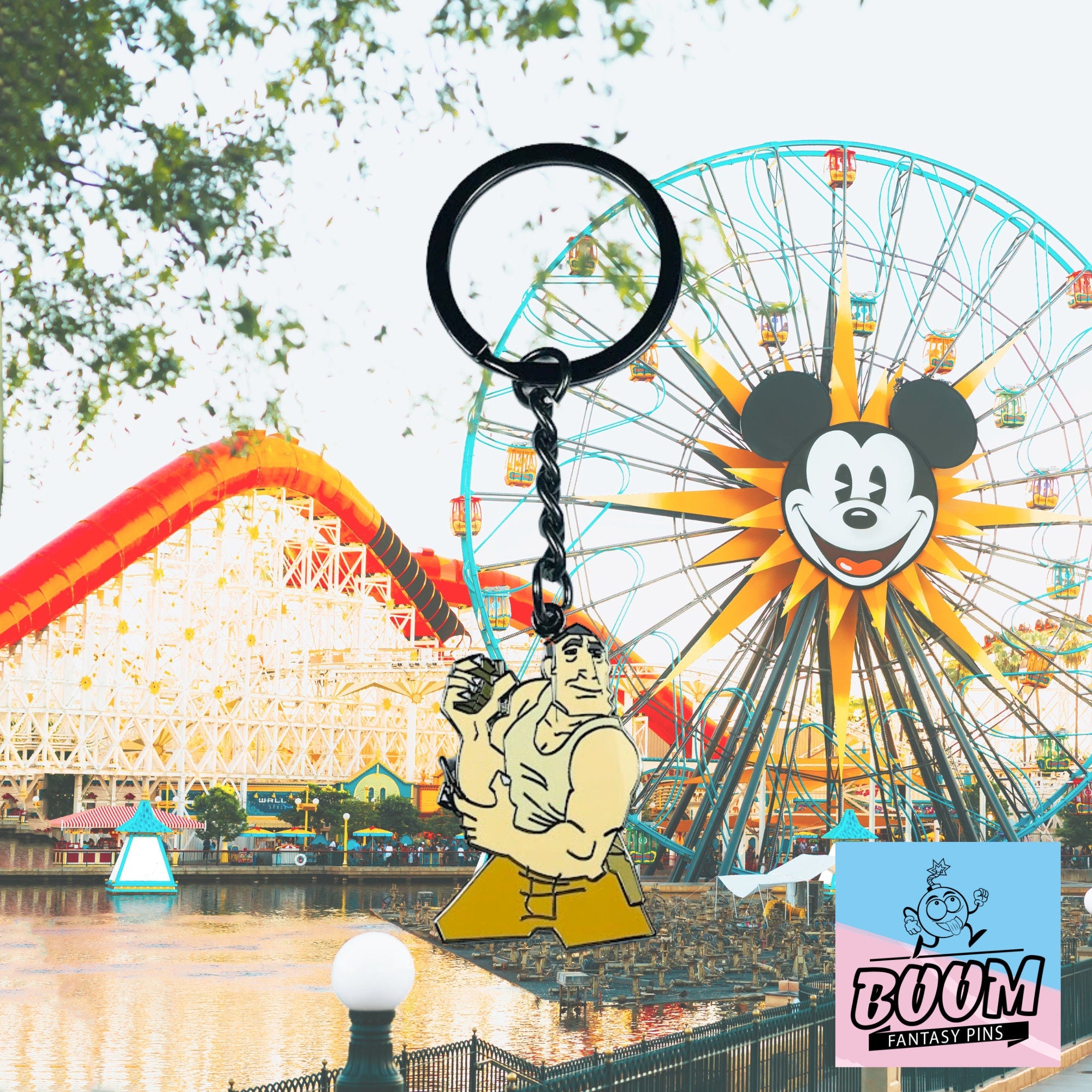 Llavero – Lyle Tiberius Rourke de Atlantis: El Imperio Perdido – Disney Fantasy