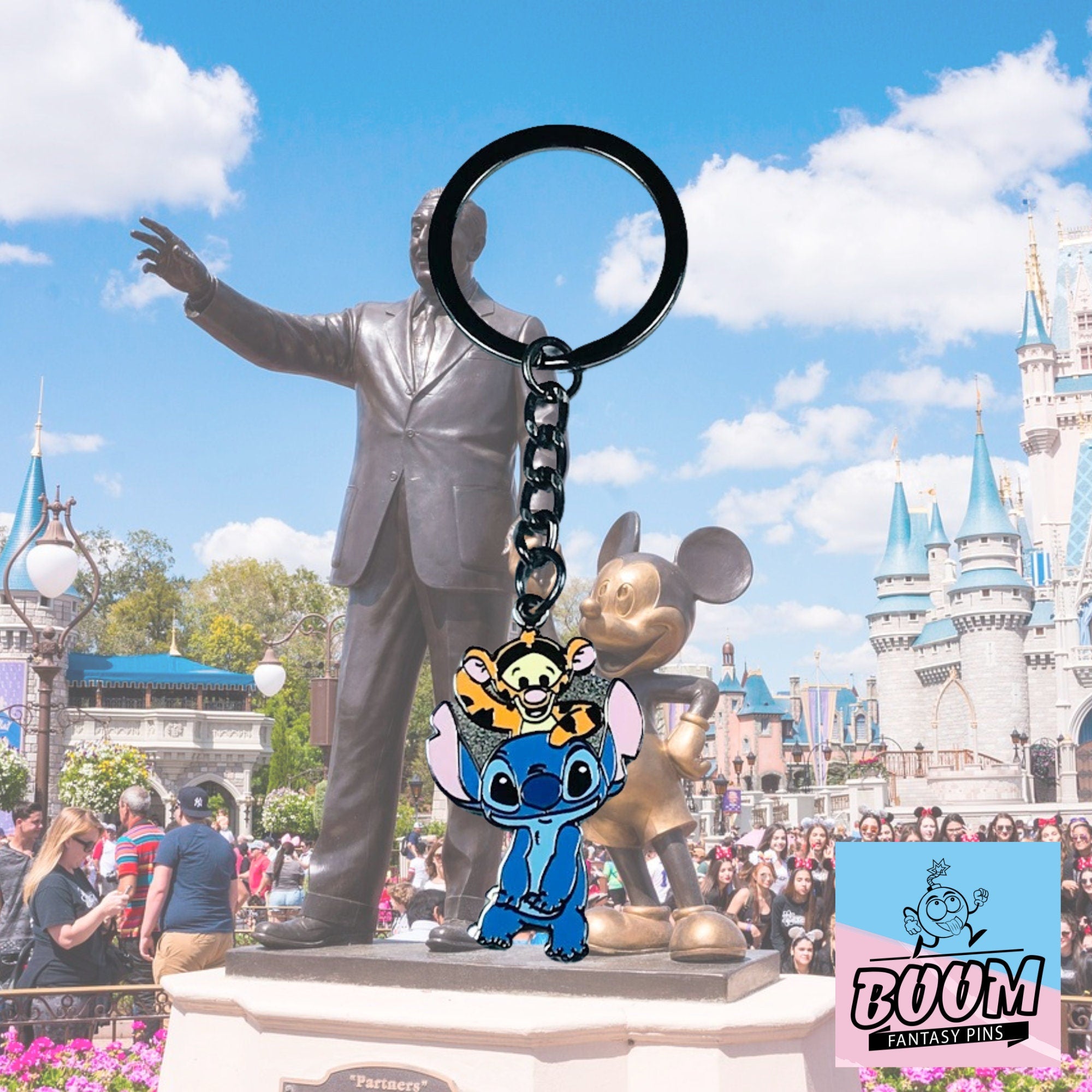 Llavero – Stitch y Tigger de Lilo y Stitch – Disney Fantasy