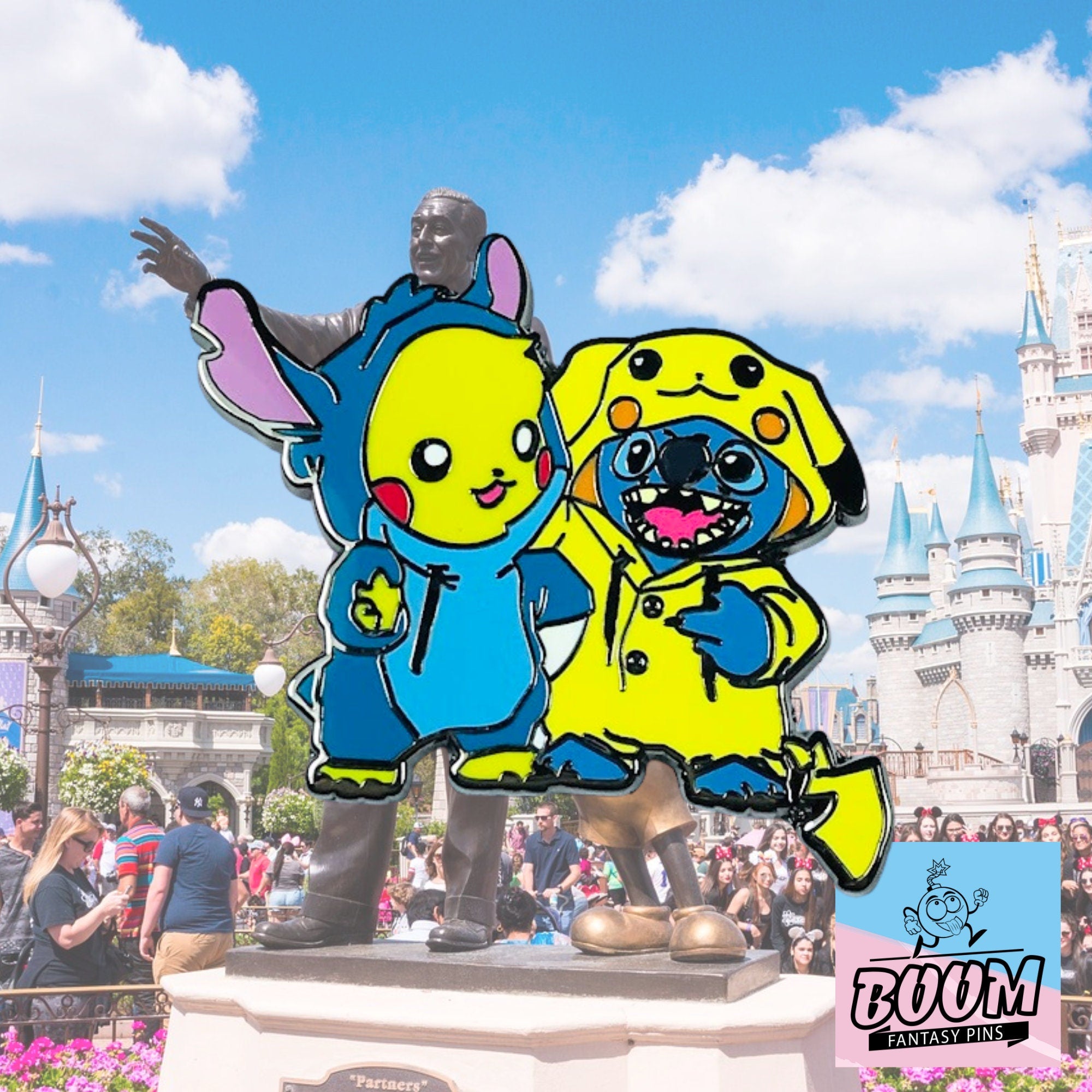 Pin – Stitch y Winnie the Pooh de Lilo y Stitch – Disney Fantasy