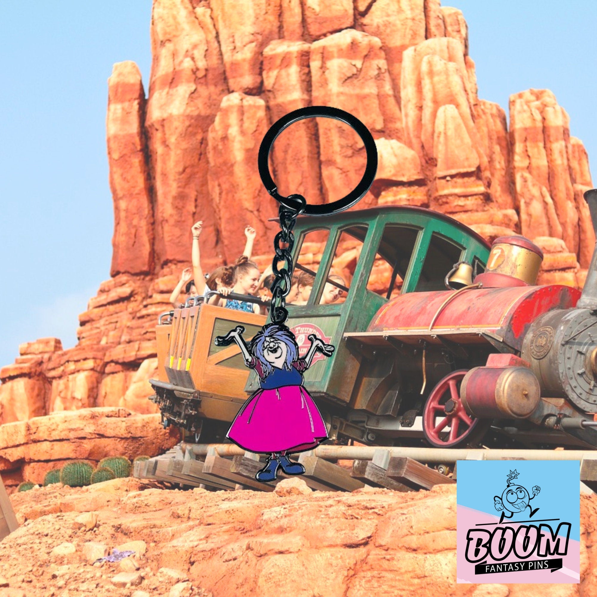 Porte-clés – Madame Mim du film Merlin l'Enchanteur – Disney Fantasy