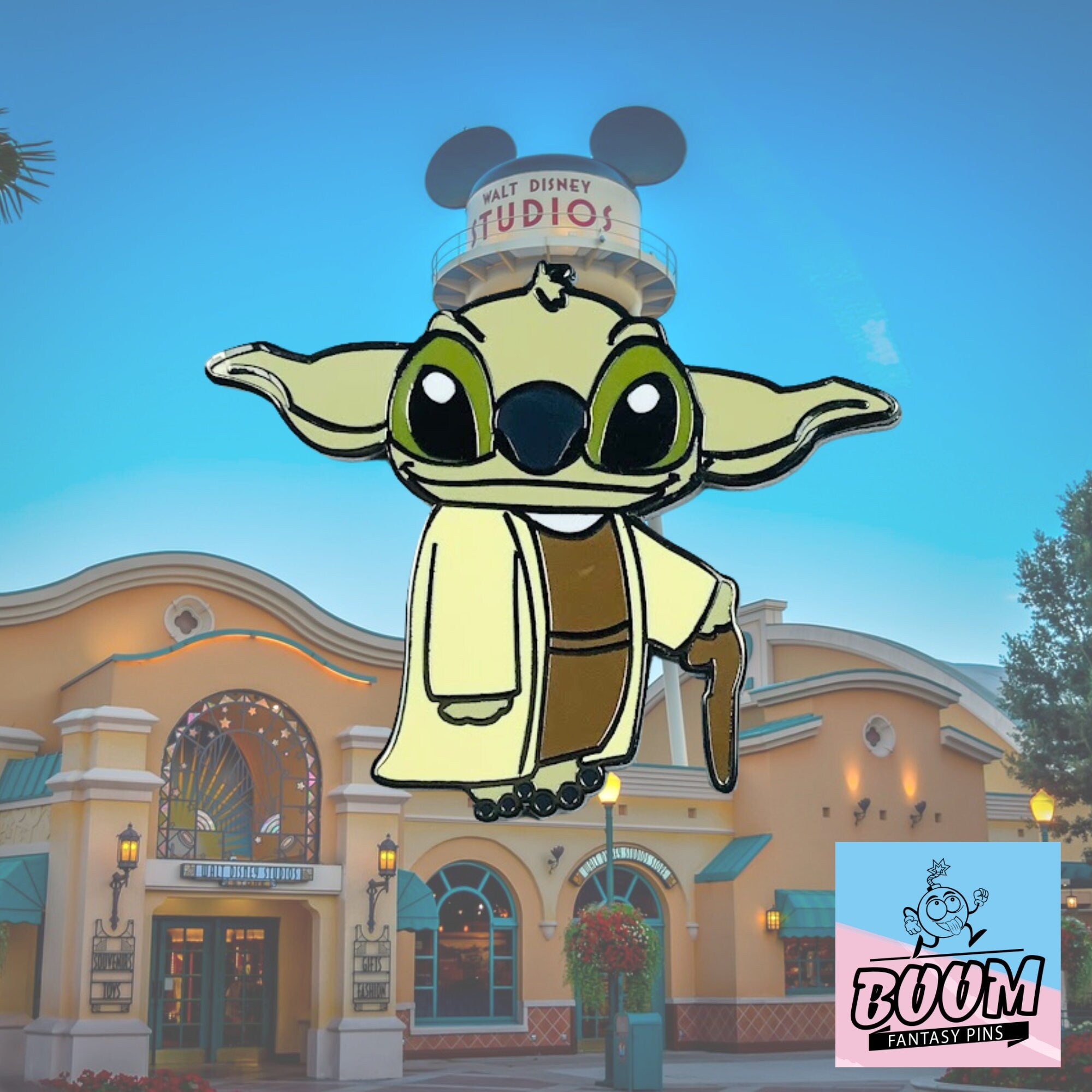 Pin - Stitch como Yoda de Lilo y Stitch - Disney Fantasy