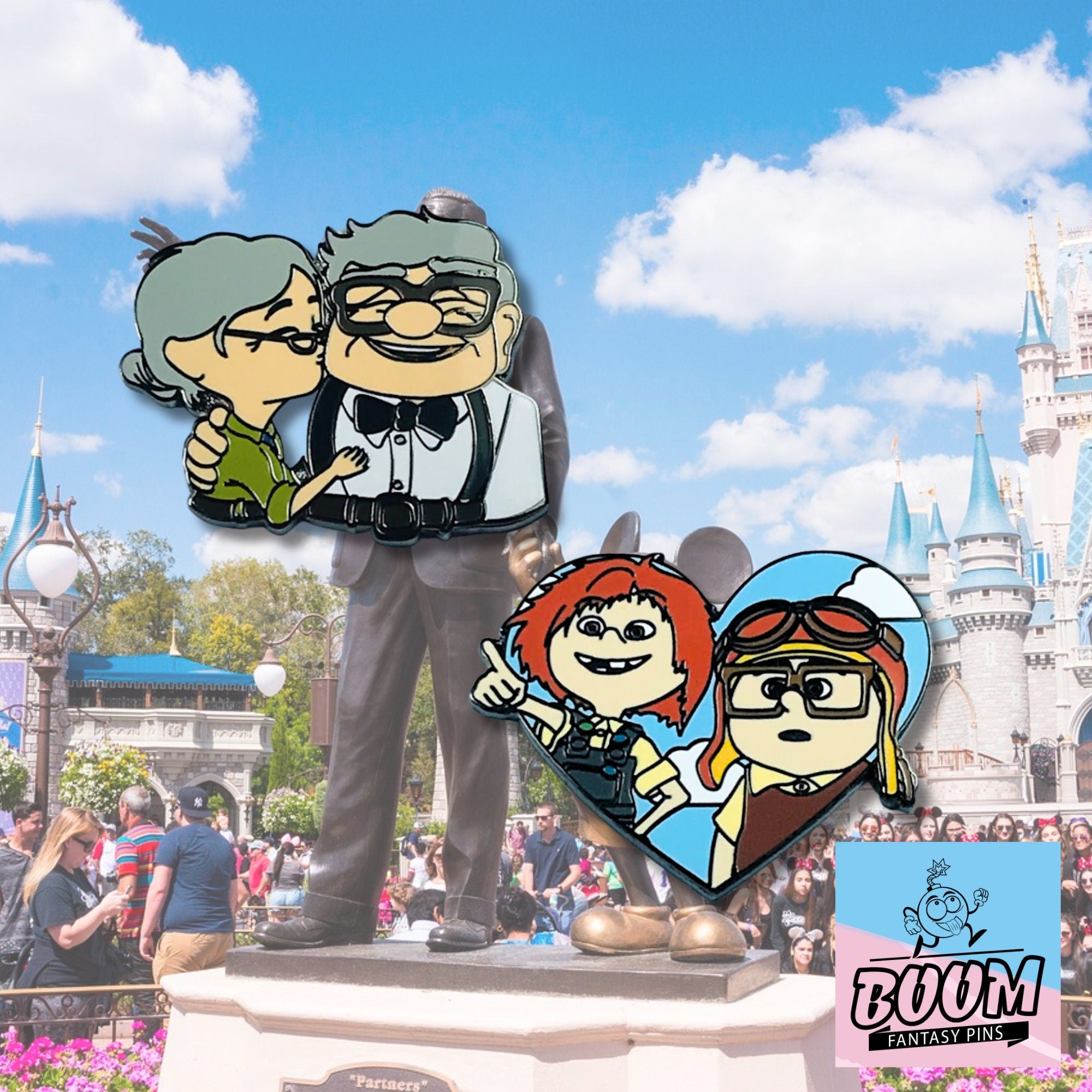 Pin – Carl Fredricksen y Ellie Fredricksen de Up – Disney Fantasy