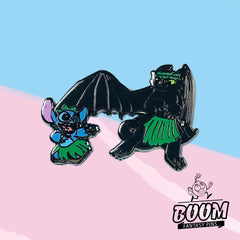 Pin – Stitch y Desdentao de Lilo y Stitch – Disney Fantasy