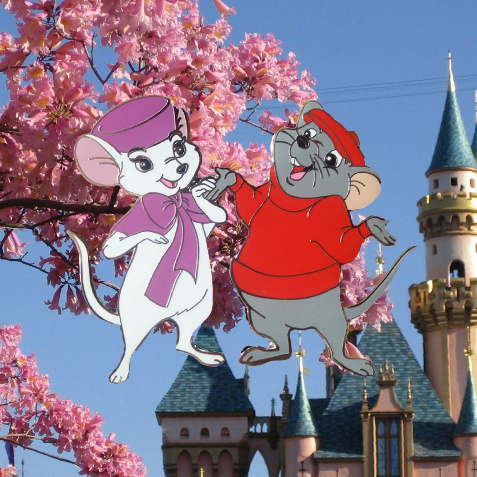 Pin's – Bernard et Miss Bianca du film Les Aventures de Bernard et Bianca – Disney Fantasy