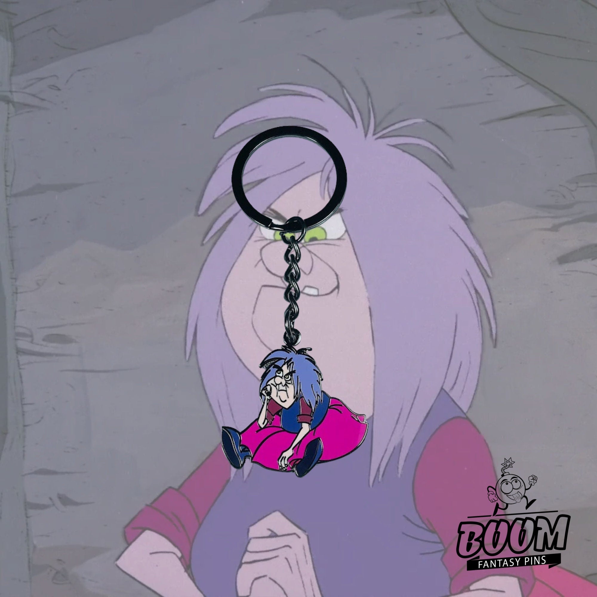 Porte-clés – Madame Mim du film Merlin l'Enchanteur – Disney Fantasy