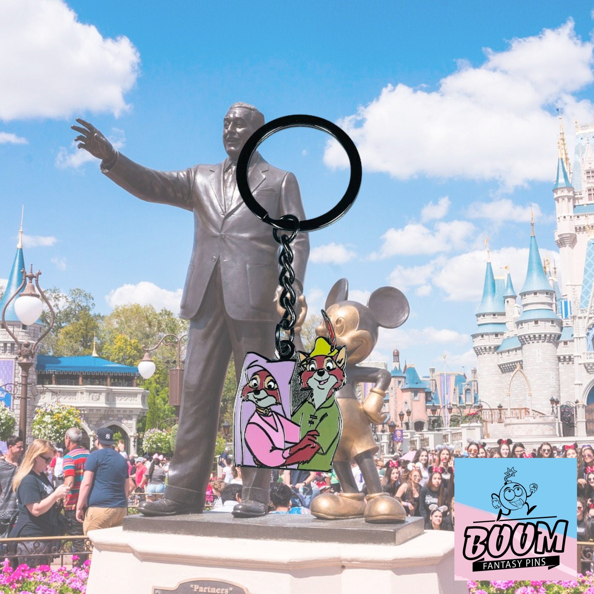 Llavero – Lady Marian y Robin Hood de Robin Hood – Disney Fantasy