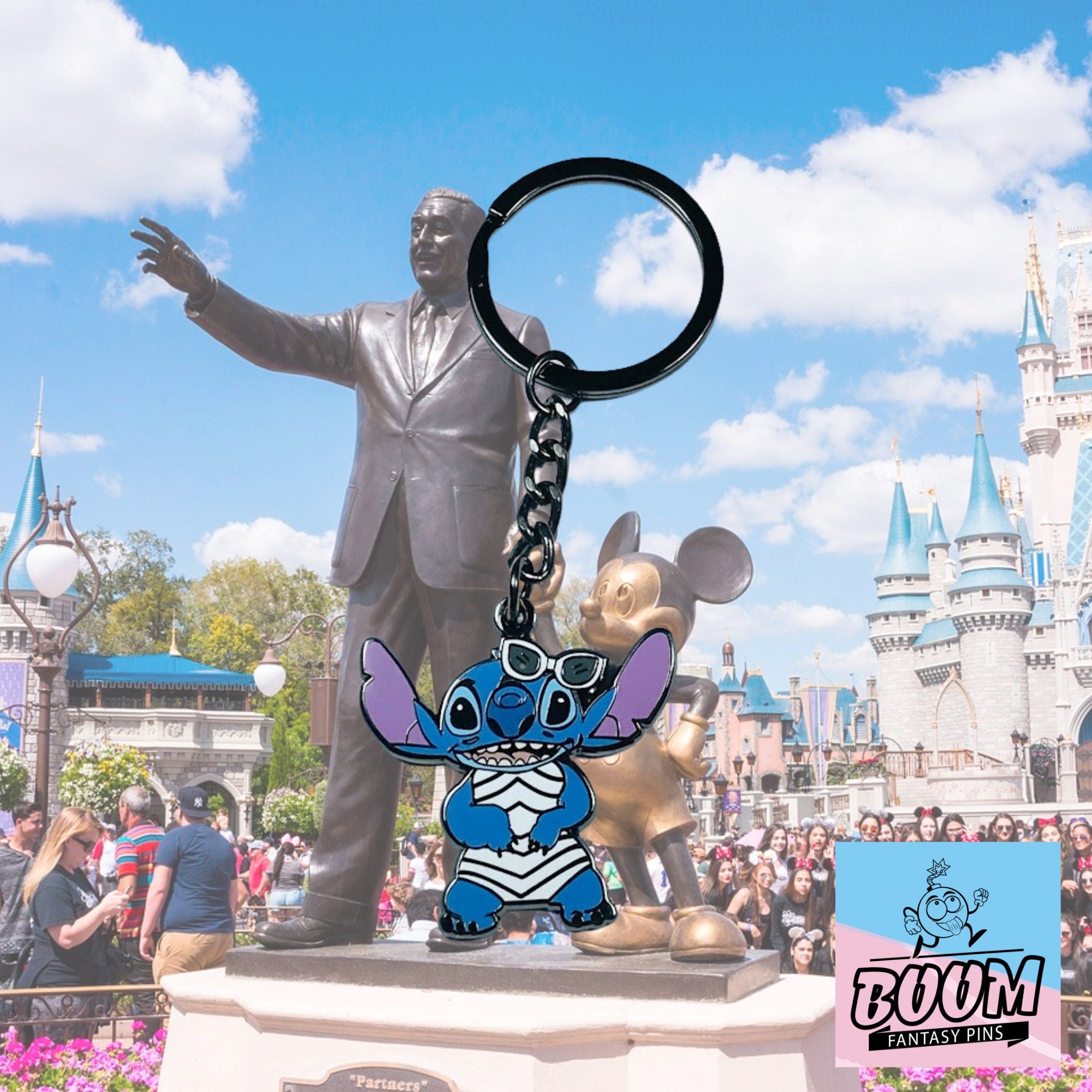 Keychain – Experiment 626 Stitch As Blonde from Lilo & Stitch – Disney Fantasy