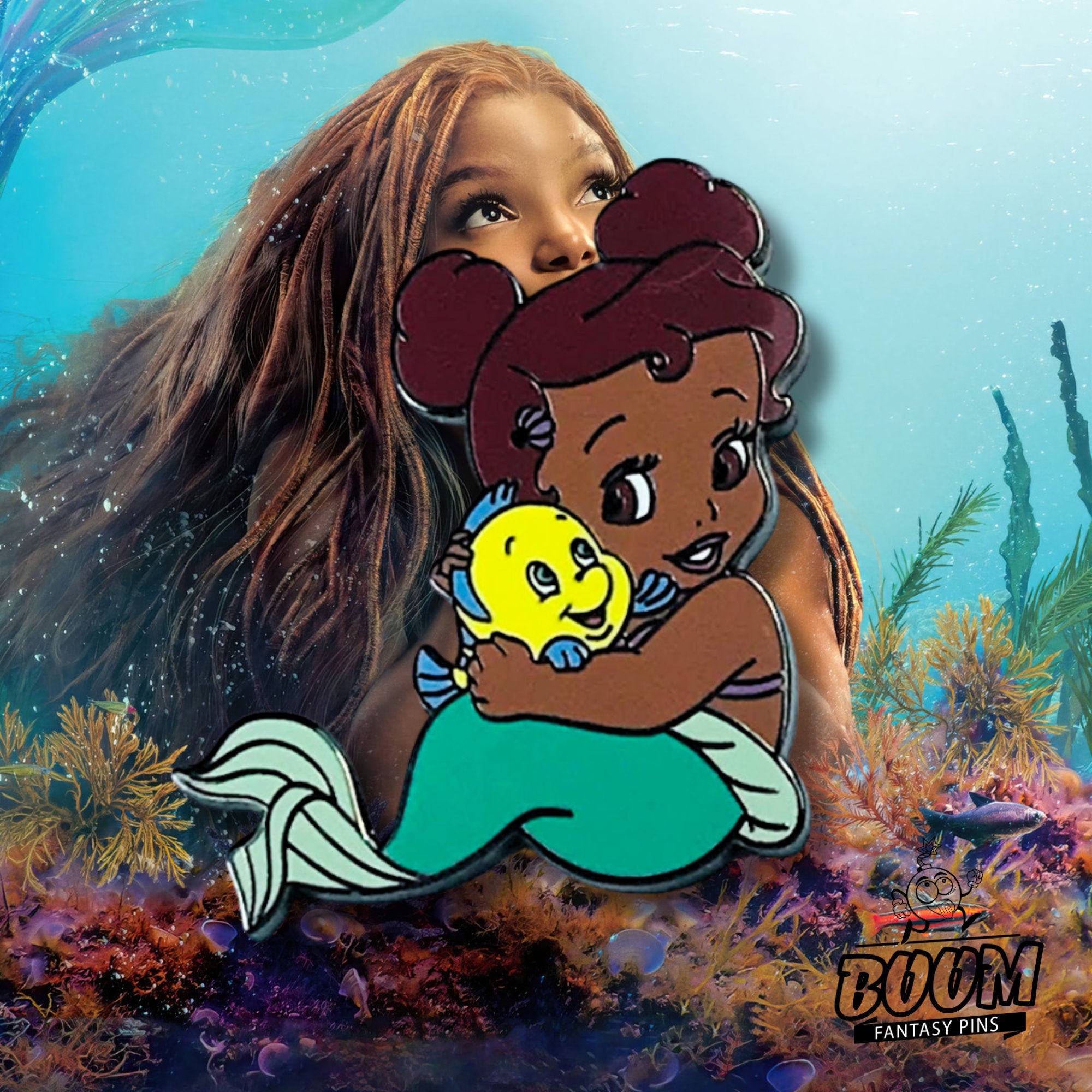 Pin's – Ariel enfant de La Petite Sirène – Disney Fantasy