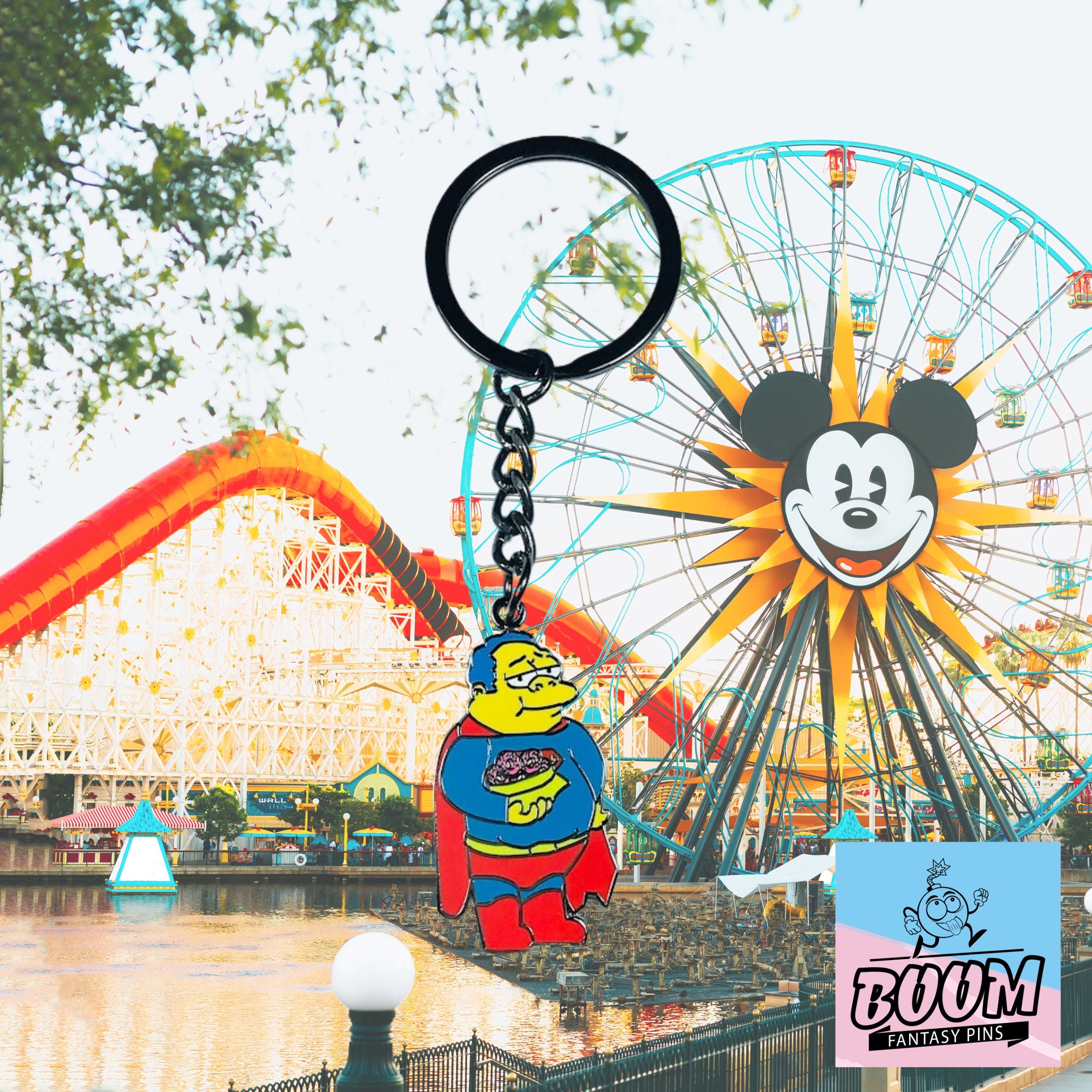 Porte-clés – Chef Clancy Wiggum des Simpson – Disney Fantasy