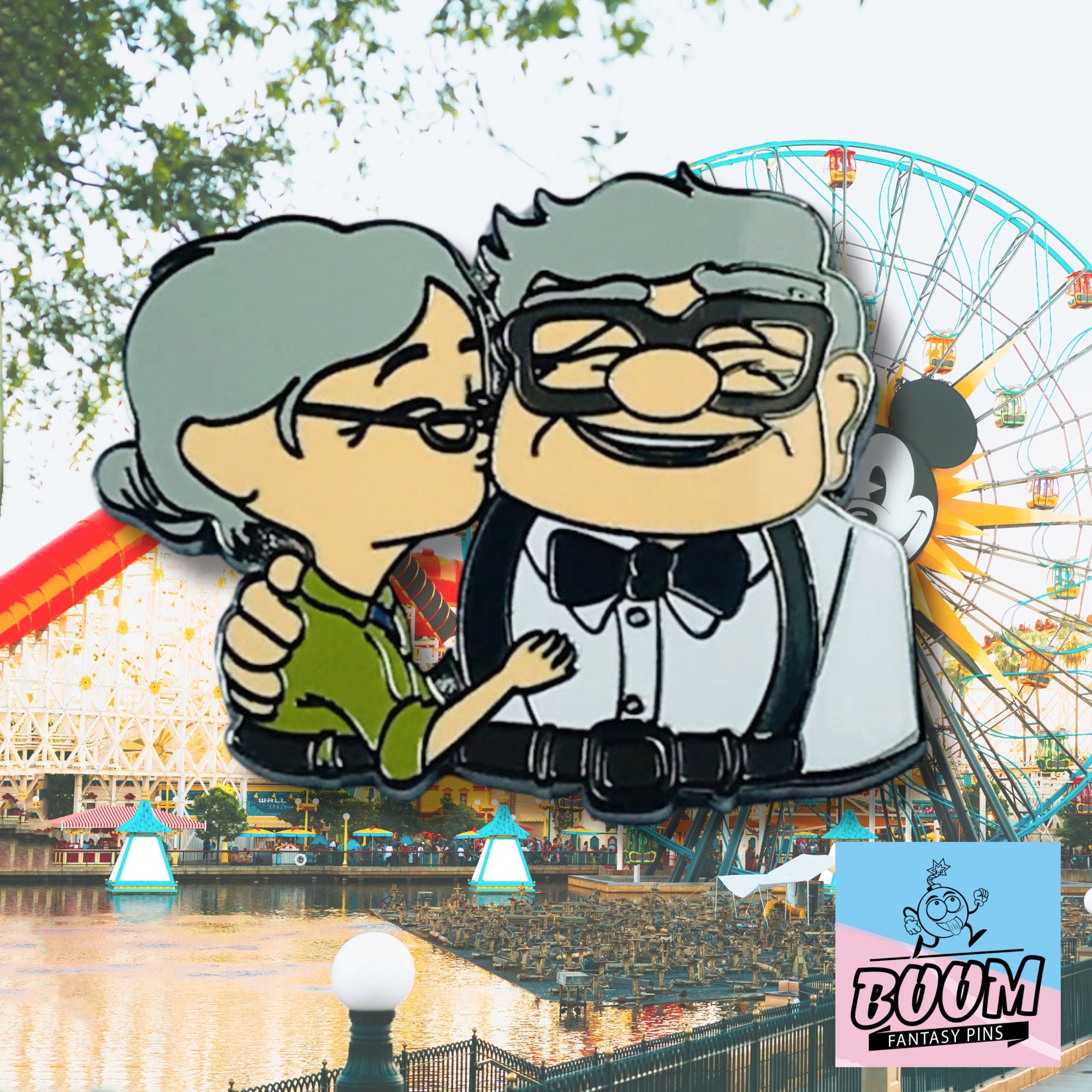 Pin's – Carl et Ellie du film Là-haut – Disney Fantasy