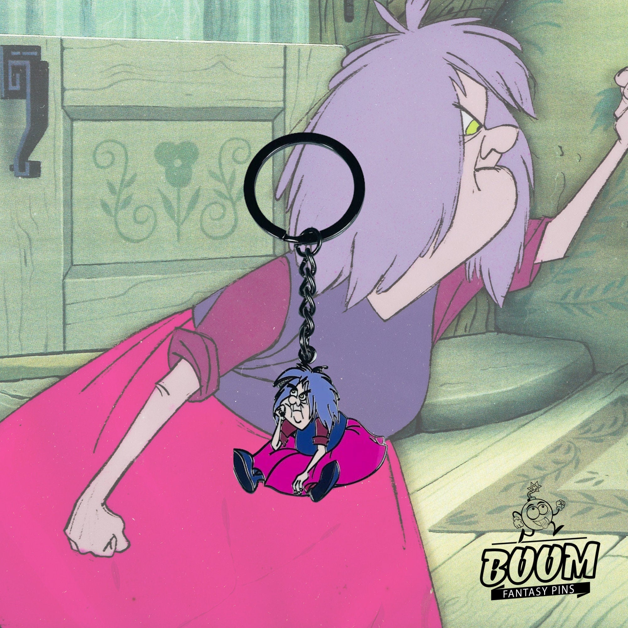 Porte-clés – Madame Mim du film Merlin l'Enchanteur – Disney Fantasy