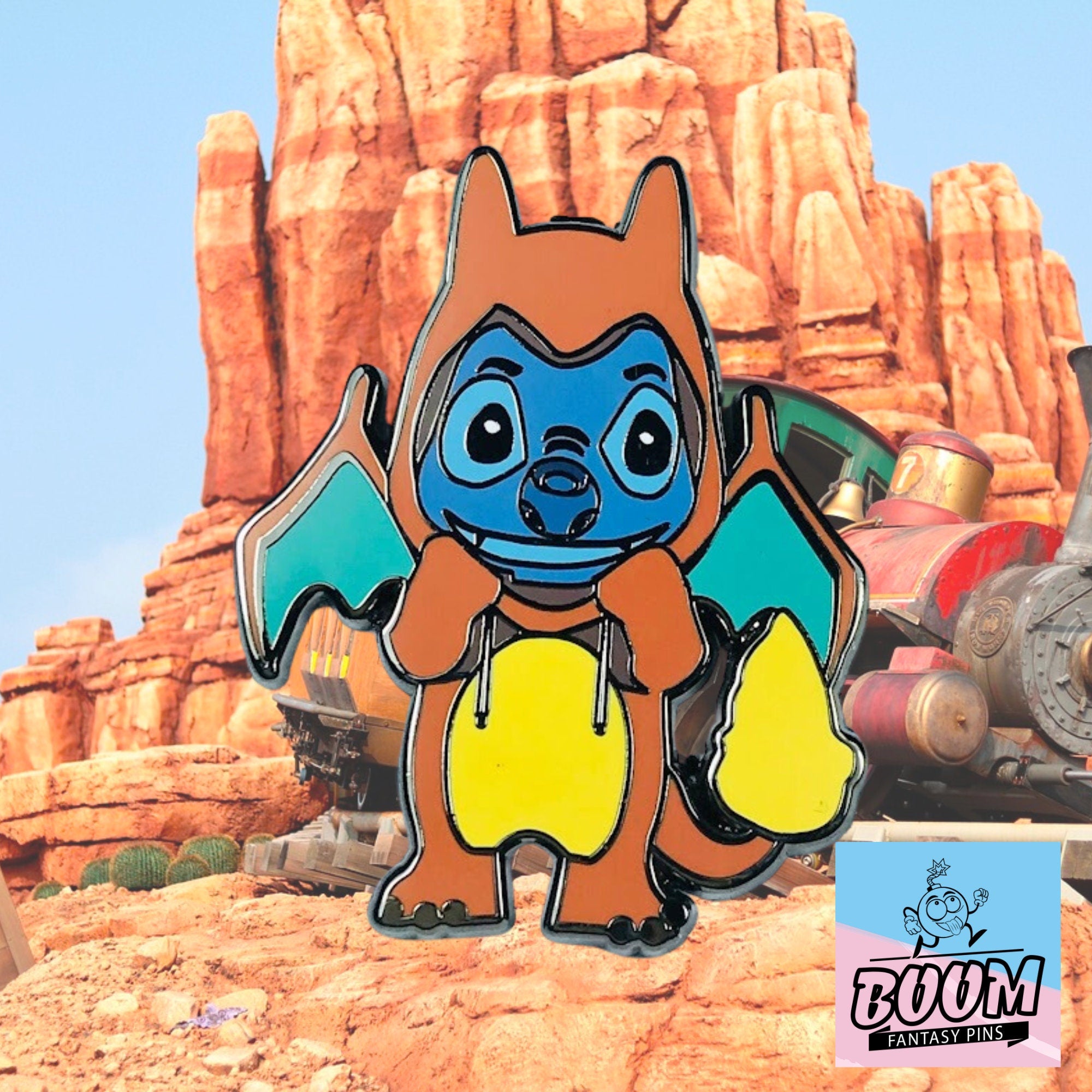 Pin – Experimento 626 de Lilo y Stitch como Charizard – Disney Fantasy