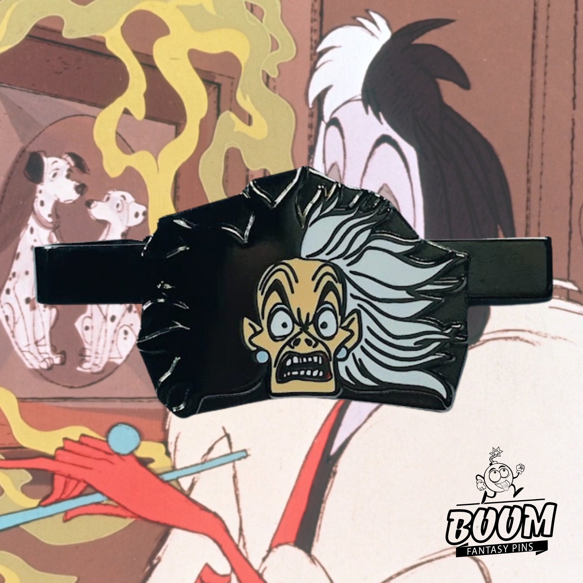 Pinza de corbata – Cruella De Vil de 101 Dálmatas – Disney Fantasy