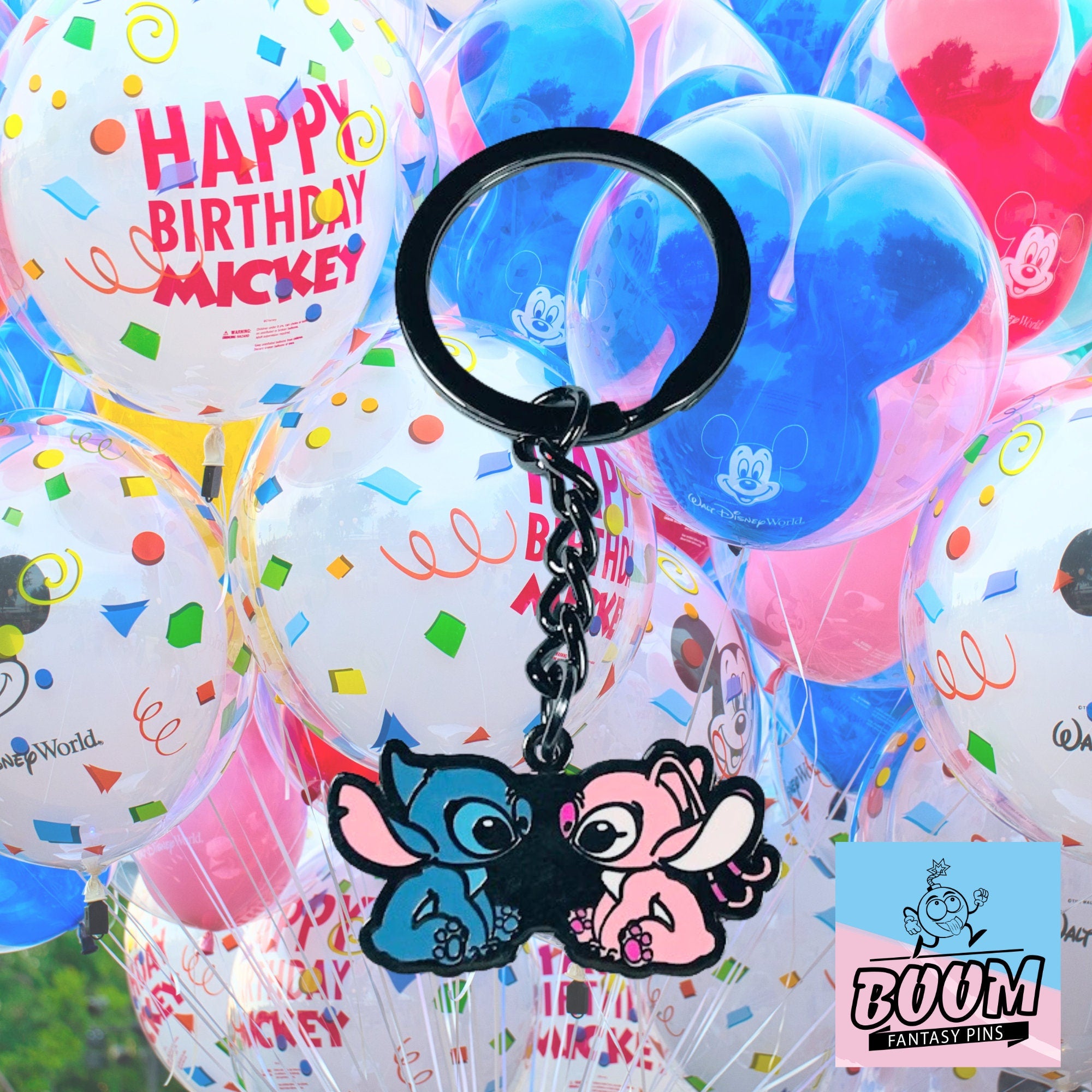 Llavero – Stitch y Ángel de Lilo &amp; Stitch – Disney Fantasy