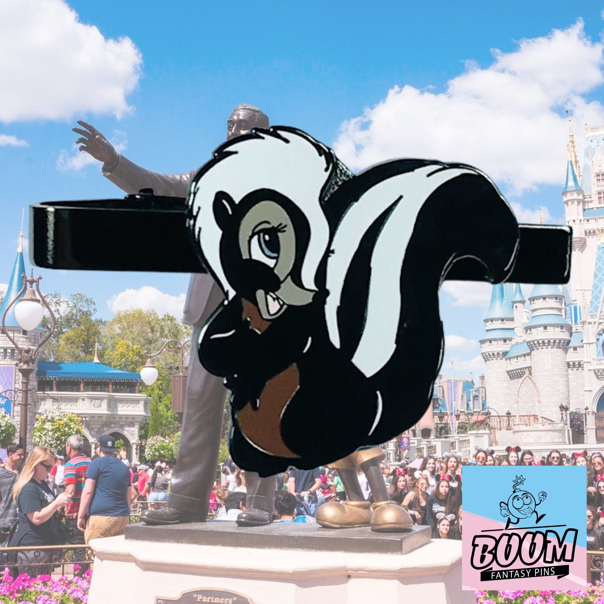 Pinza de corbata – Flor de Bambi – Disney Fantasy