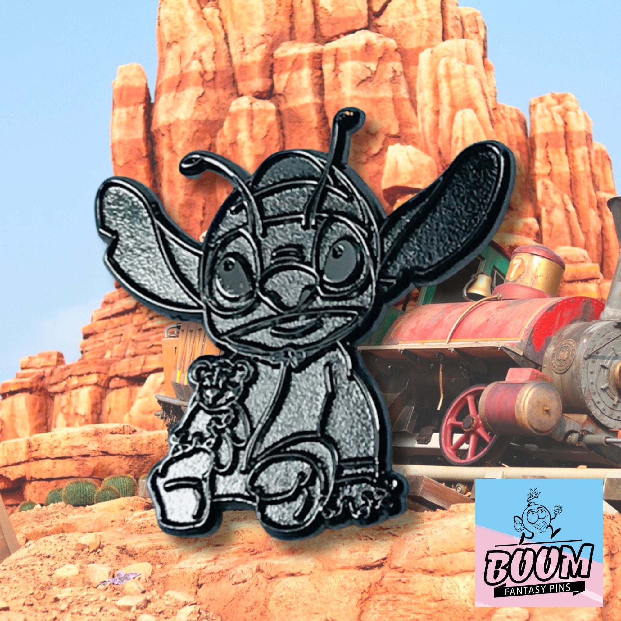 Pin – Stitch con oso de Lilo &amp; Stitch – Disney Fantasy