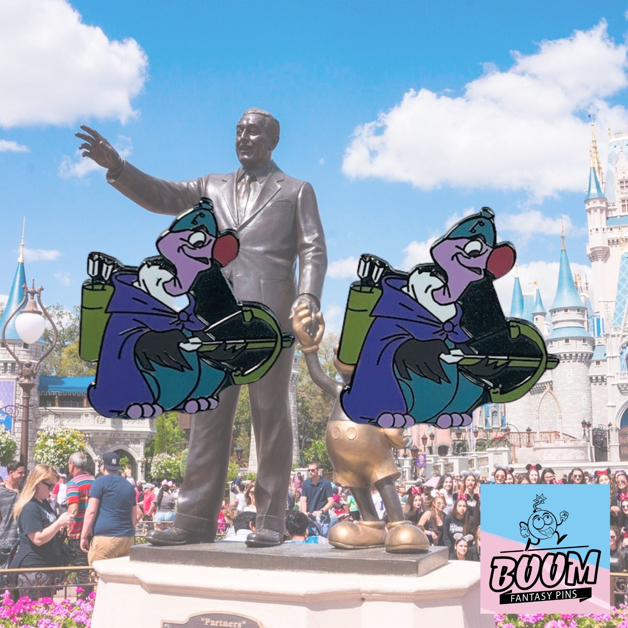 Cufflinks – Nutsy from Robin Hood – Disney Fantasy