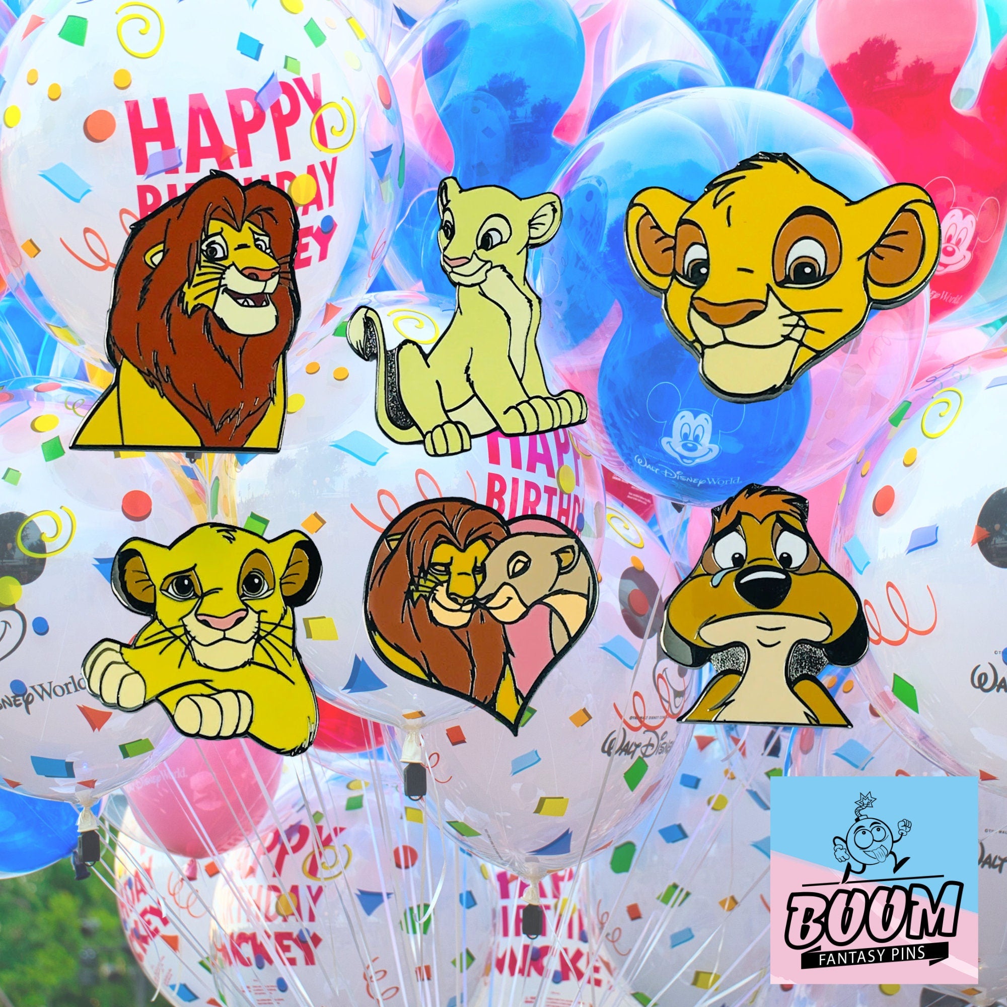 Pin – Kiara Pumba y Simba de El Rey León – Disney Fantasy