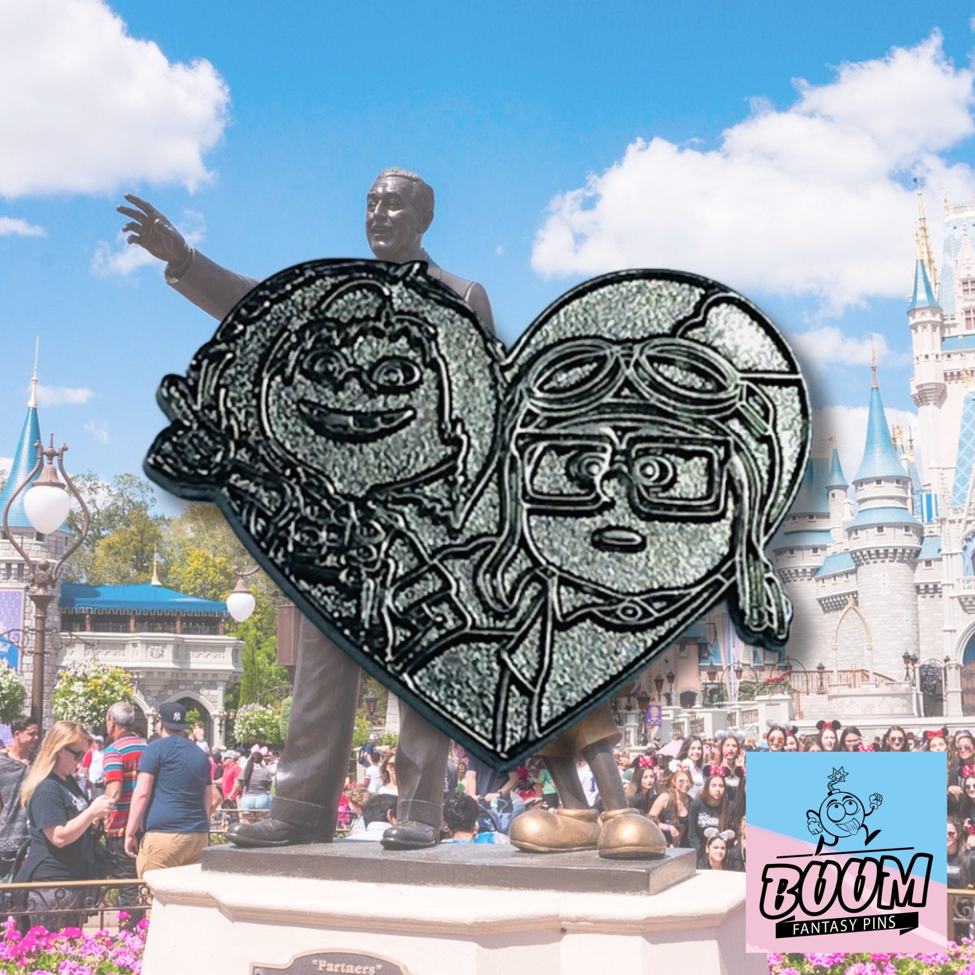 Pin – Carl Fredricksen y Ellie Fredricksen de Up – Disney Fantasy