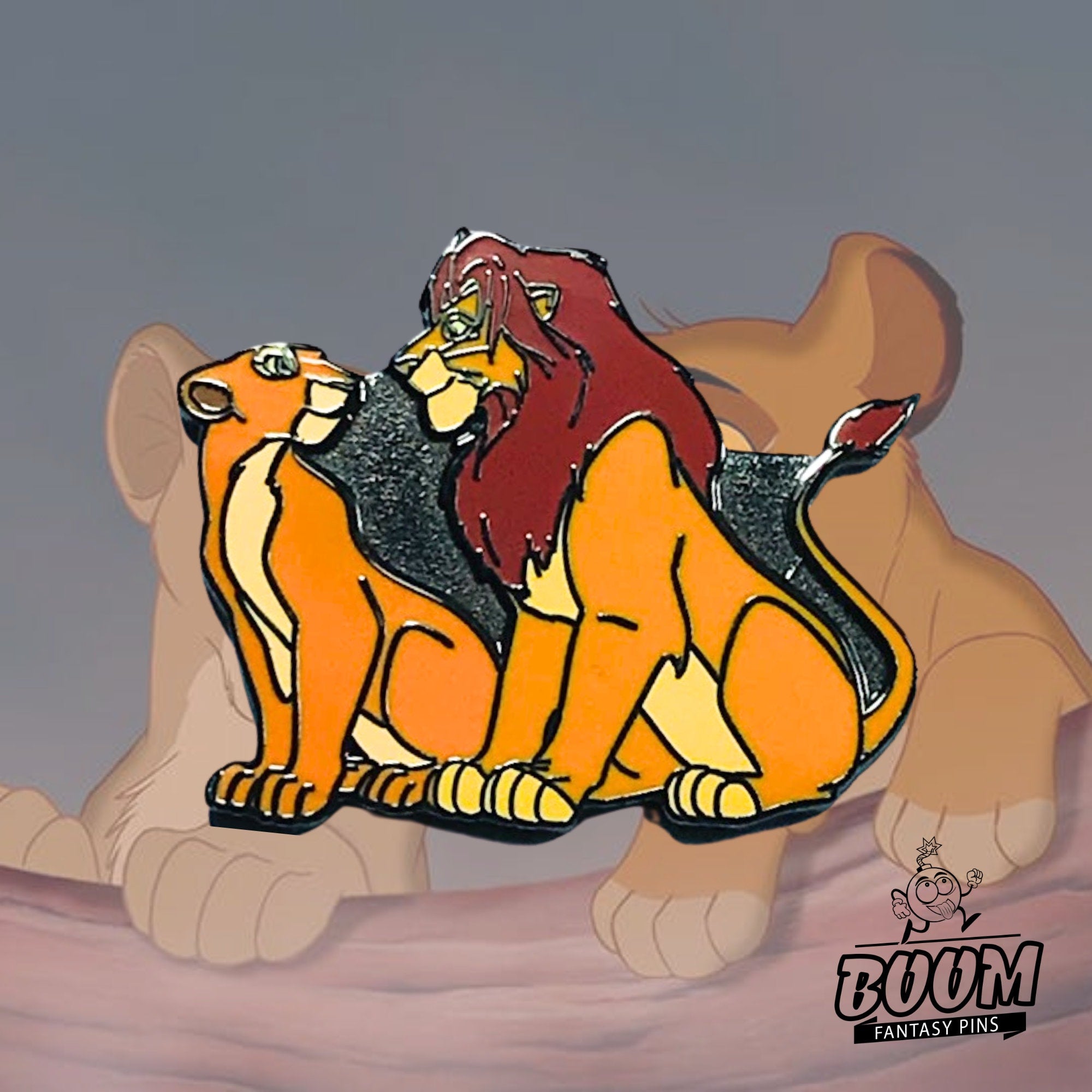 Pin – Simba y Nala de El Rey León – Disney Fantasy
