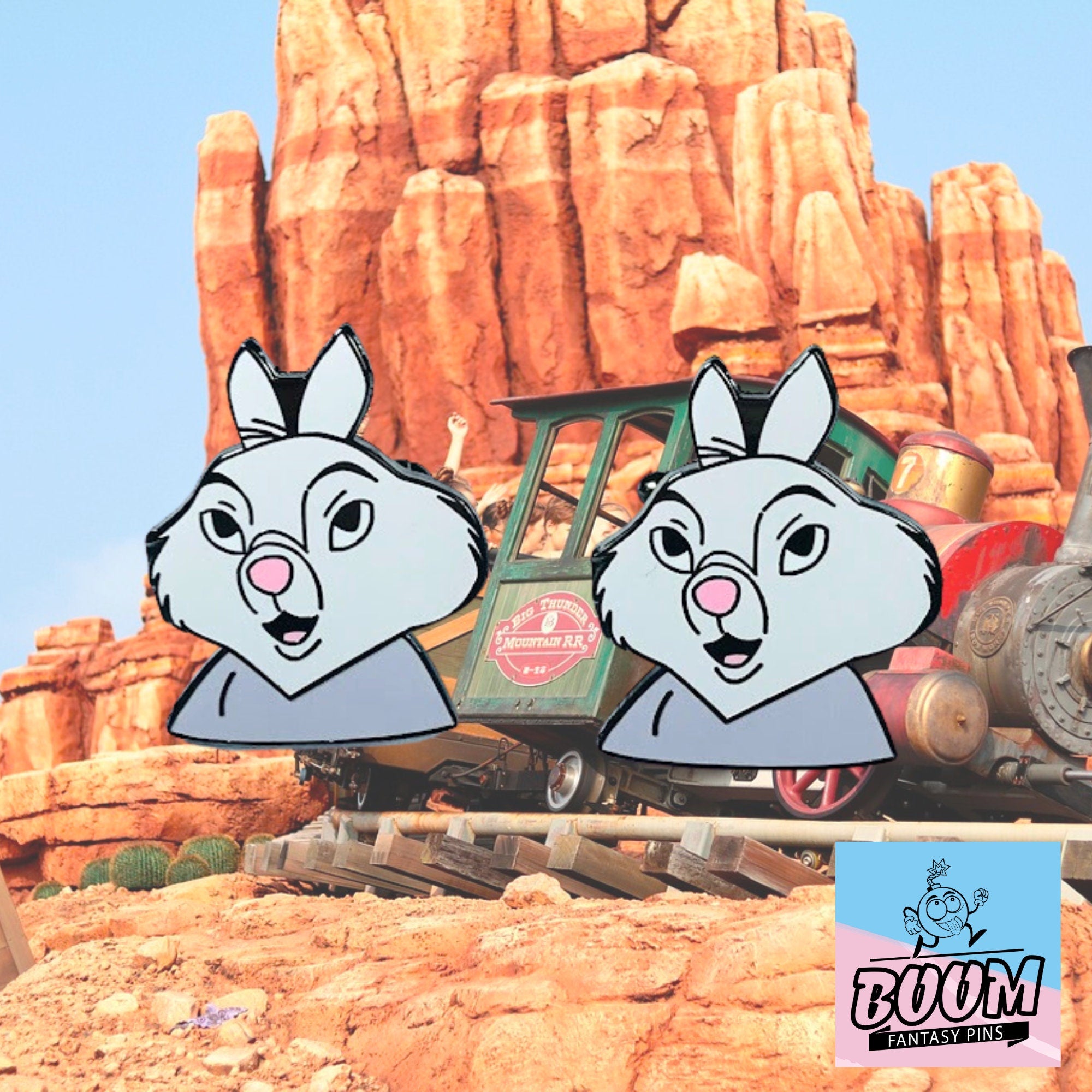 Cufflinks – Skippy Without a Hat from Robin Hood – Disney Fantasy