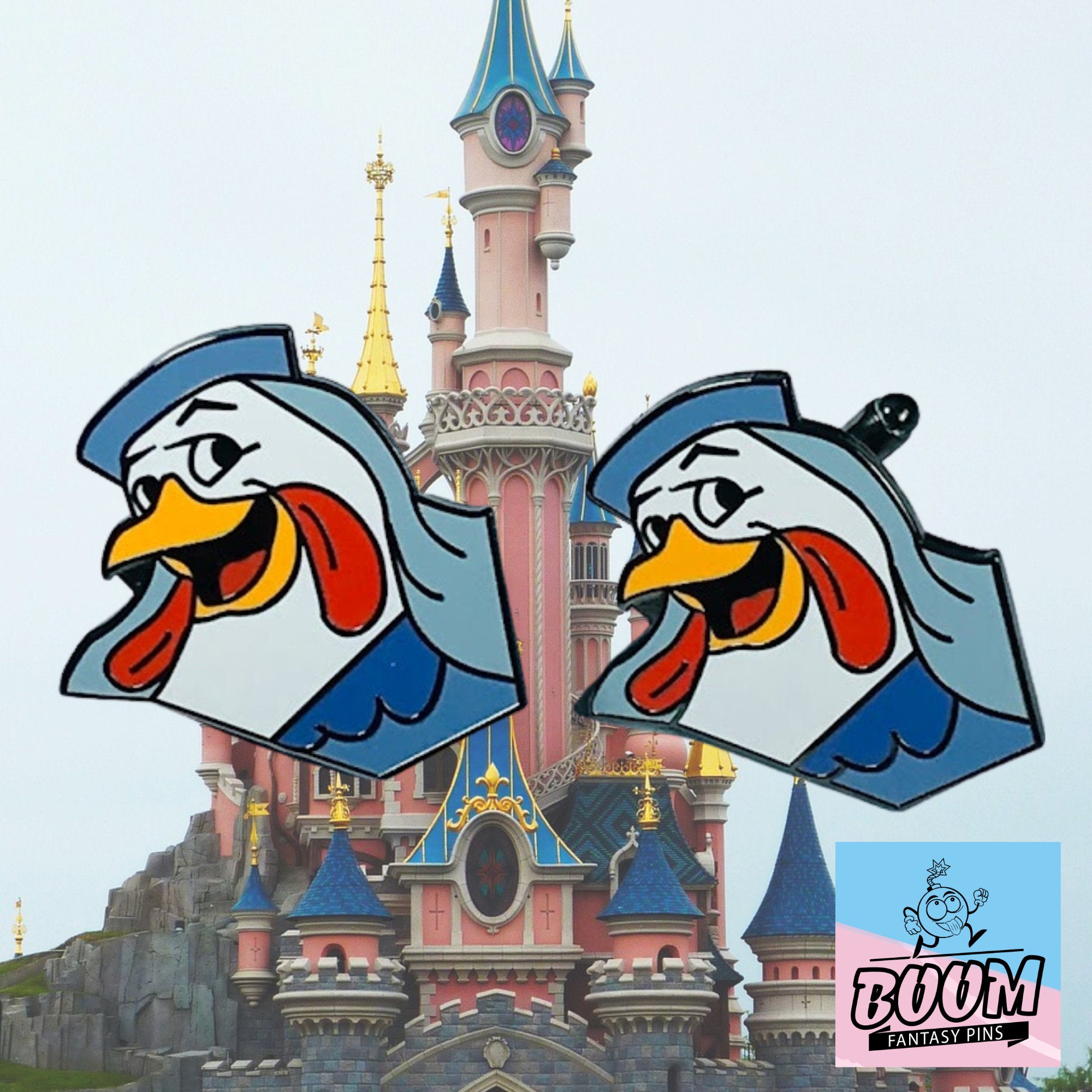 Cufflinks – Lady Kluck from Robin Hood – Disney Fantasy