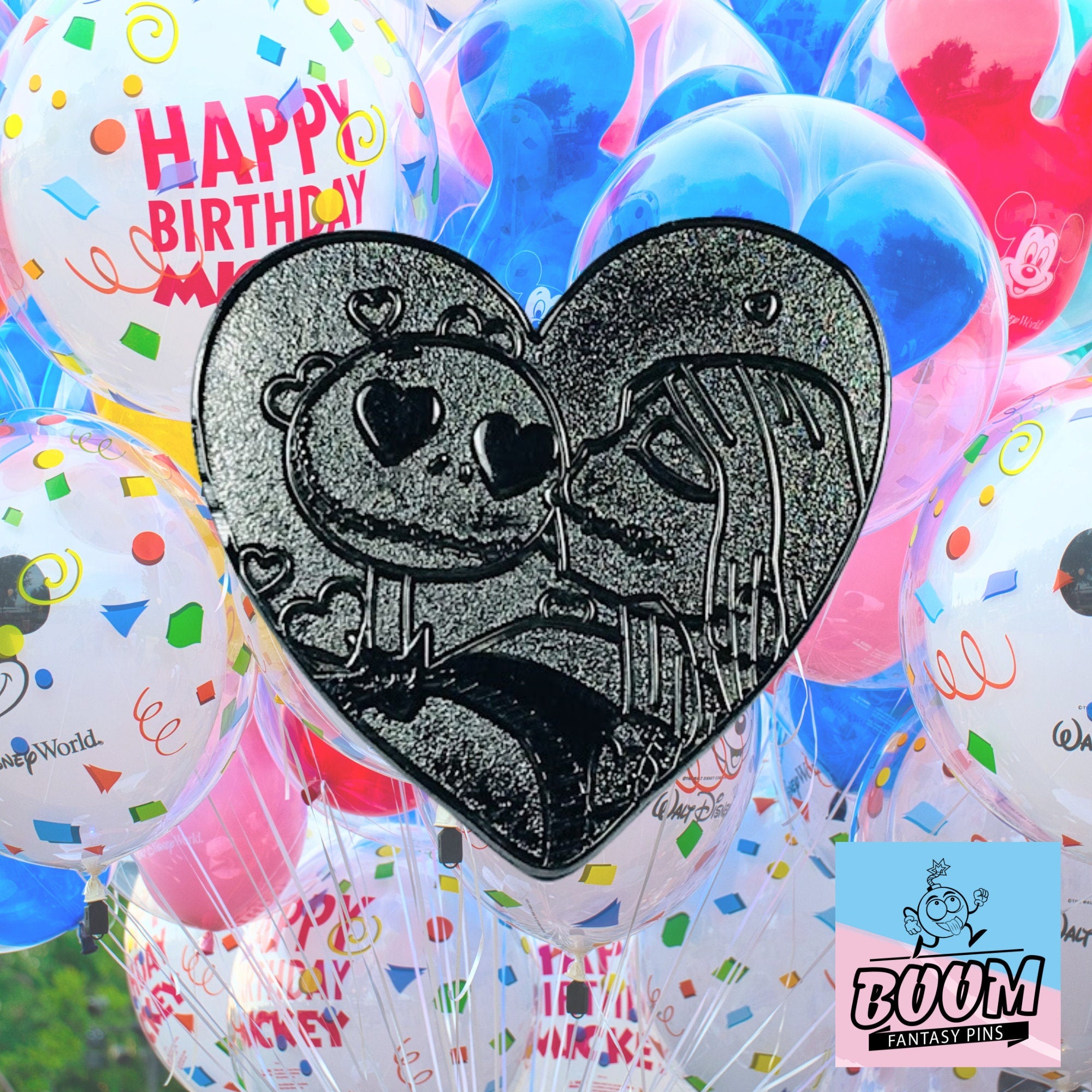 Pin's – Jack Skellington et Sally de L'Étrange Noël de Monsieur Jack – Disney Fantasy