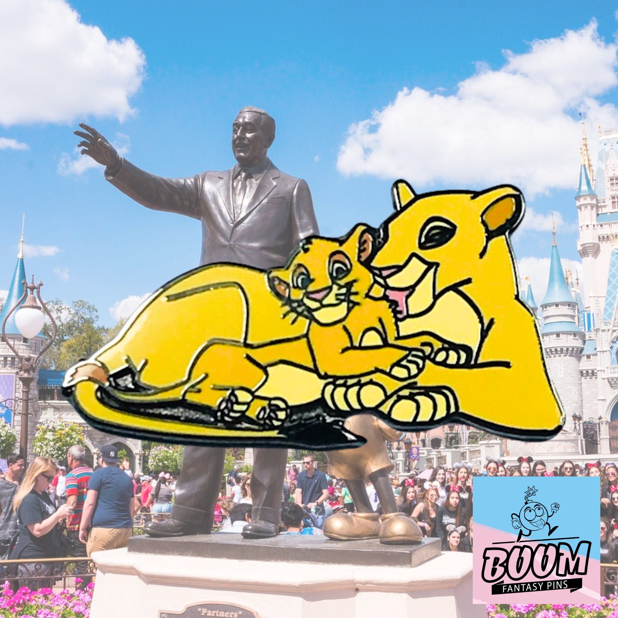 Pin's – Simba et Nala du Roi Lion – Disney Fantasy