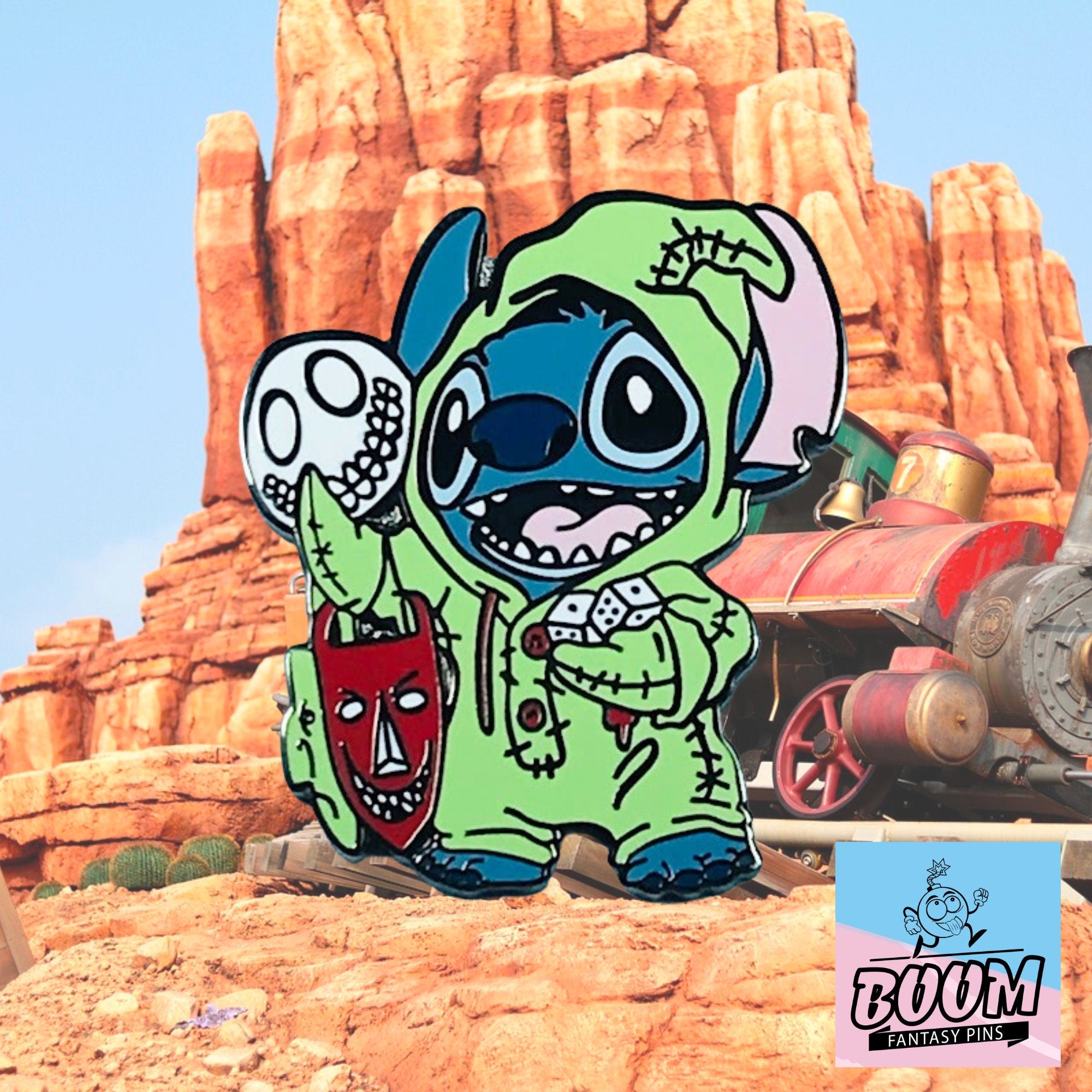 Pin – Stitch como Oogie Boogie de Lilo y Stitch – Disney Fantasy