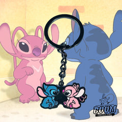 Llavero – Stitch y Ángel de Lilo &amp; Stitch – Disney Fantasy