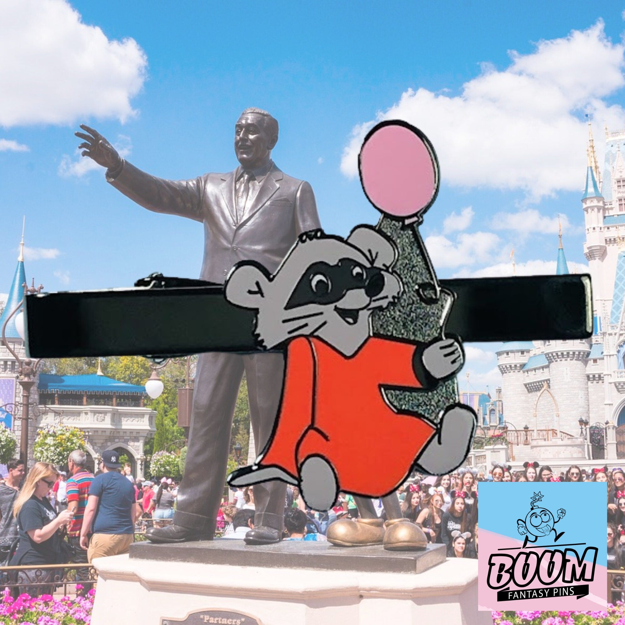 Pince à cravate – Raton laveur Robin des Bois du film Robin des Bois – Disney Fantasy