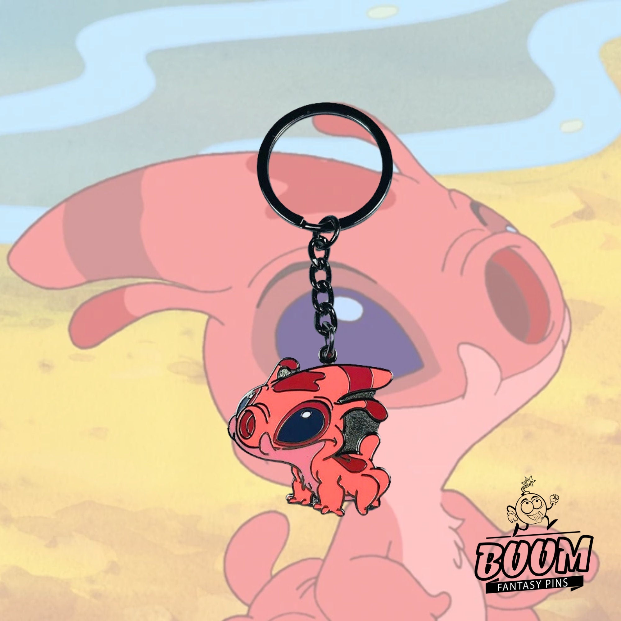 Llavero – Experimento 619 Splodyhead de Lilo y Stitch – Disney Fantasy