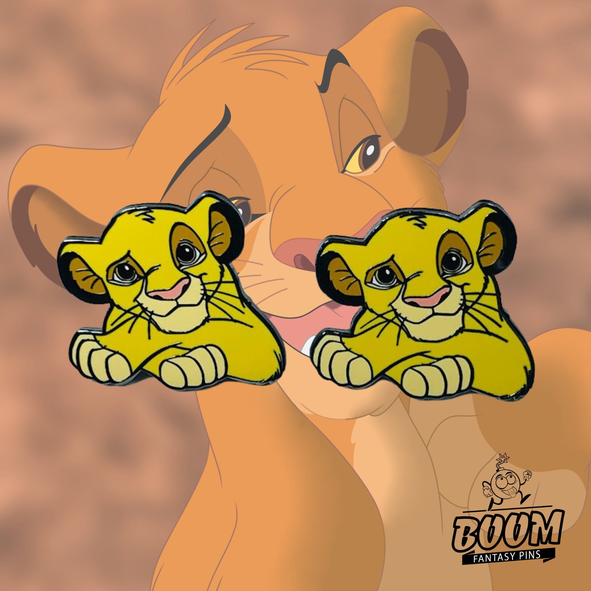 Boutons de manchette – Simba du Roi Lion – Disney Fantasy