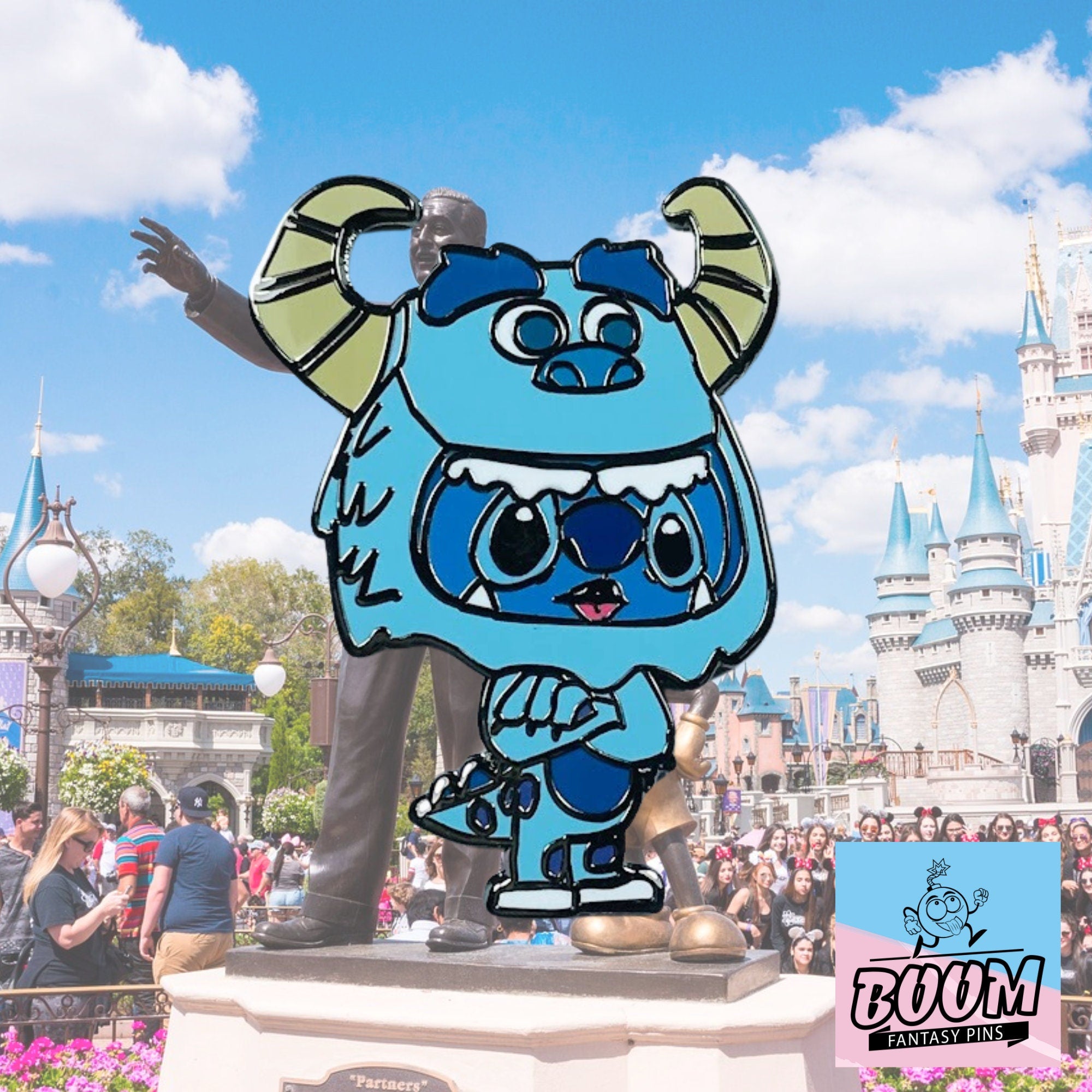 Pin – Stitch como James P. Sullivan de Lilo &amp; Stitch – Disney Fantasy