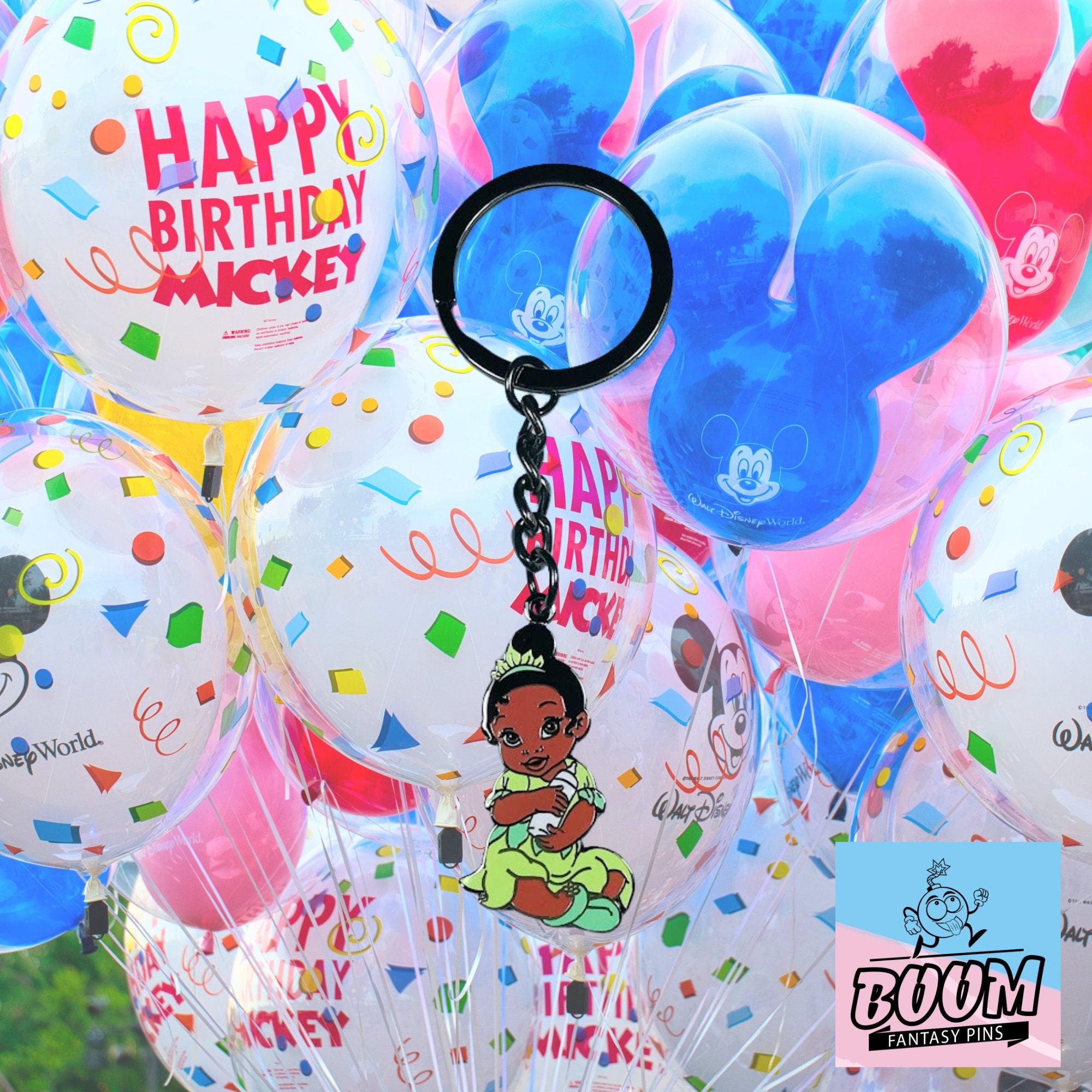 Llavero – Princesa Tiana y Sapo de La Princesa y el Sapo – Disney Fantasy