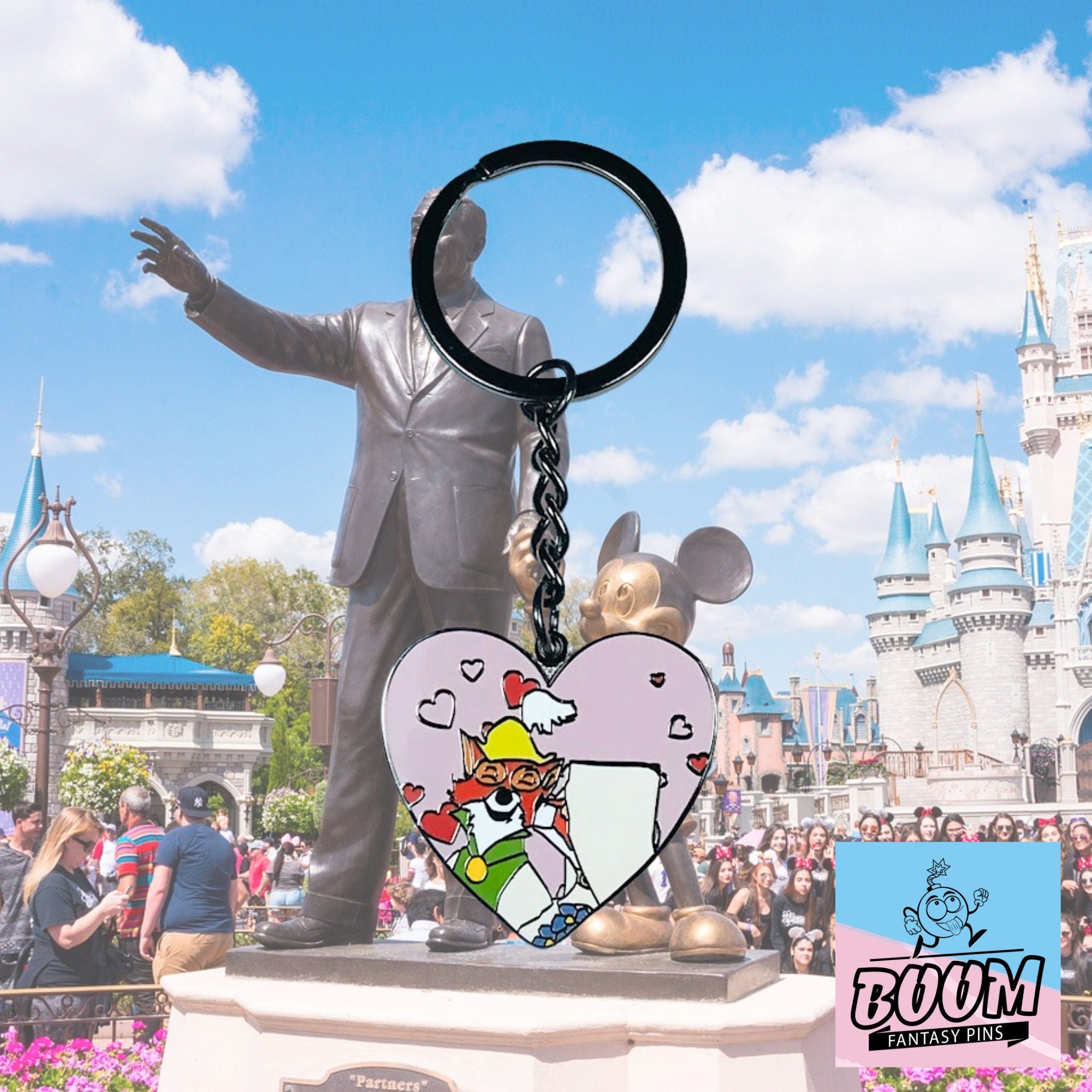 Llavero – Lady Marian y Robin Hood de Robin Hood – Disney Fantasy