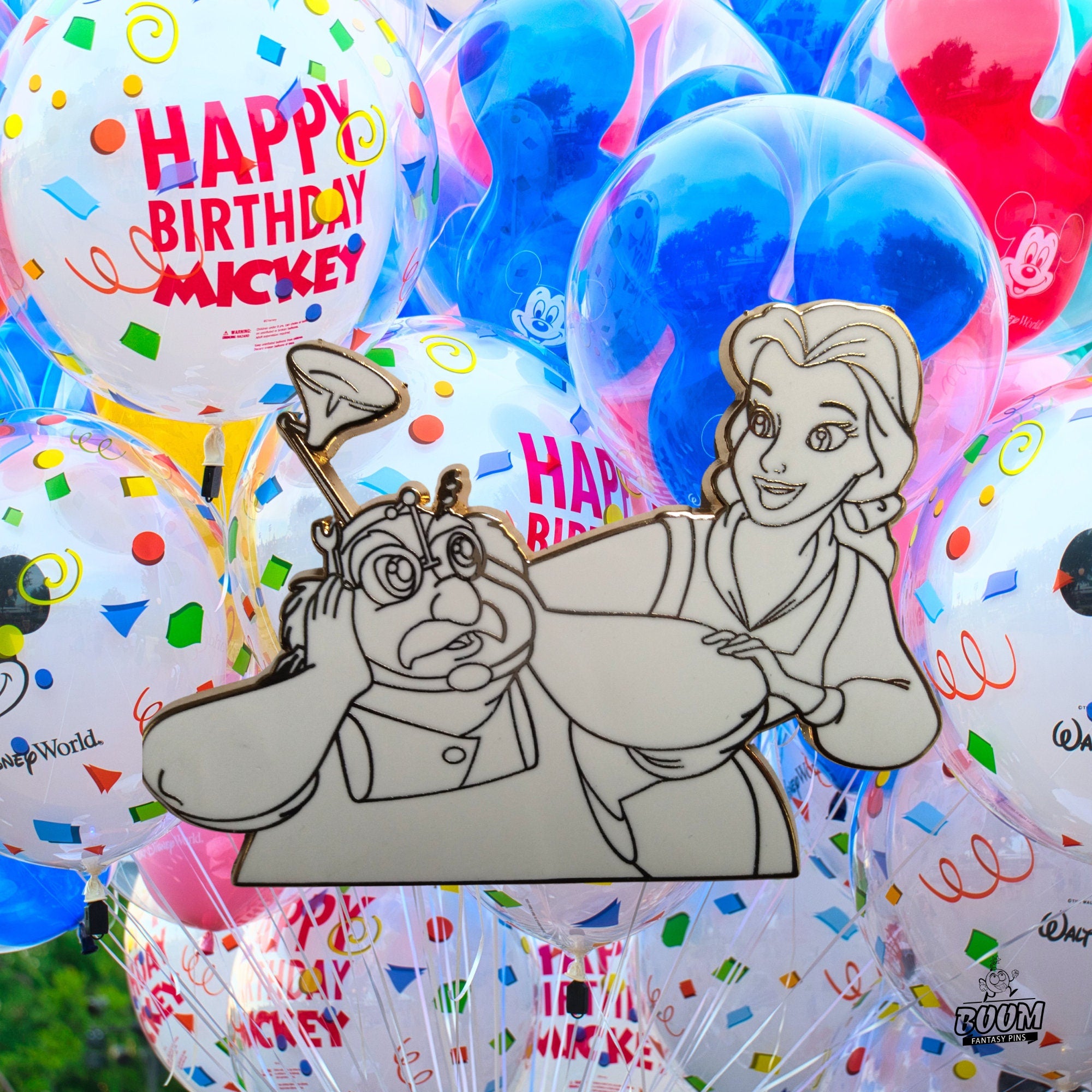 Pin – Bella y Mauricio de La Bella y la Bestia – Disney Fantasy