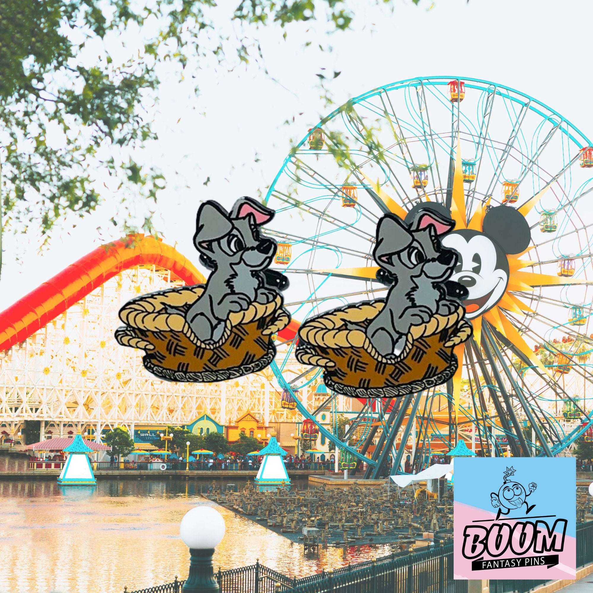 Boutons de manchette – Clochard de La Belle et le Clochard – Disney Fantasy