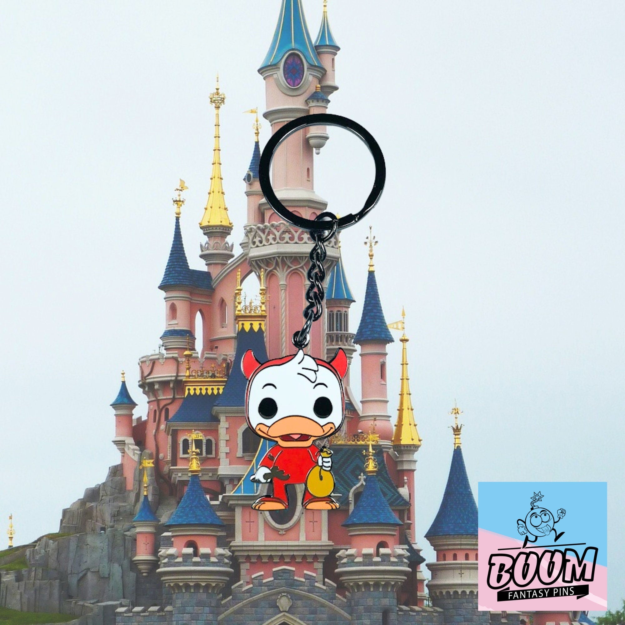 Porte-clés – Riri Duck de La Bande à Picsou – Disney Fantasy