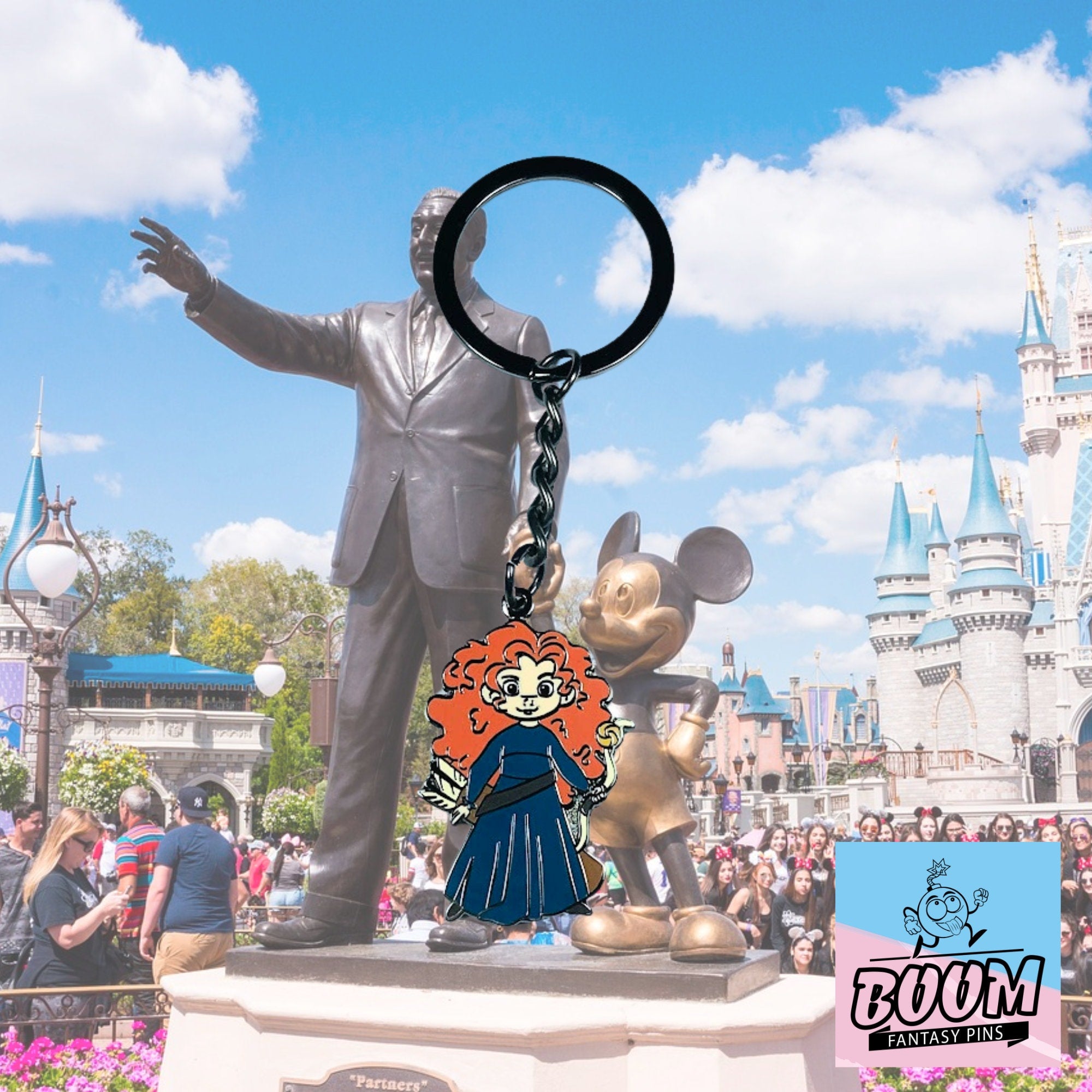 Llavero - Mérida de Valiente - Disney Fantasy