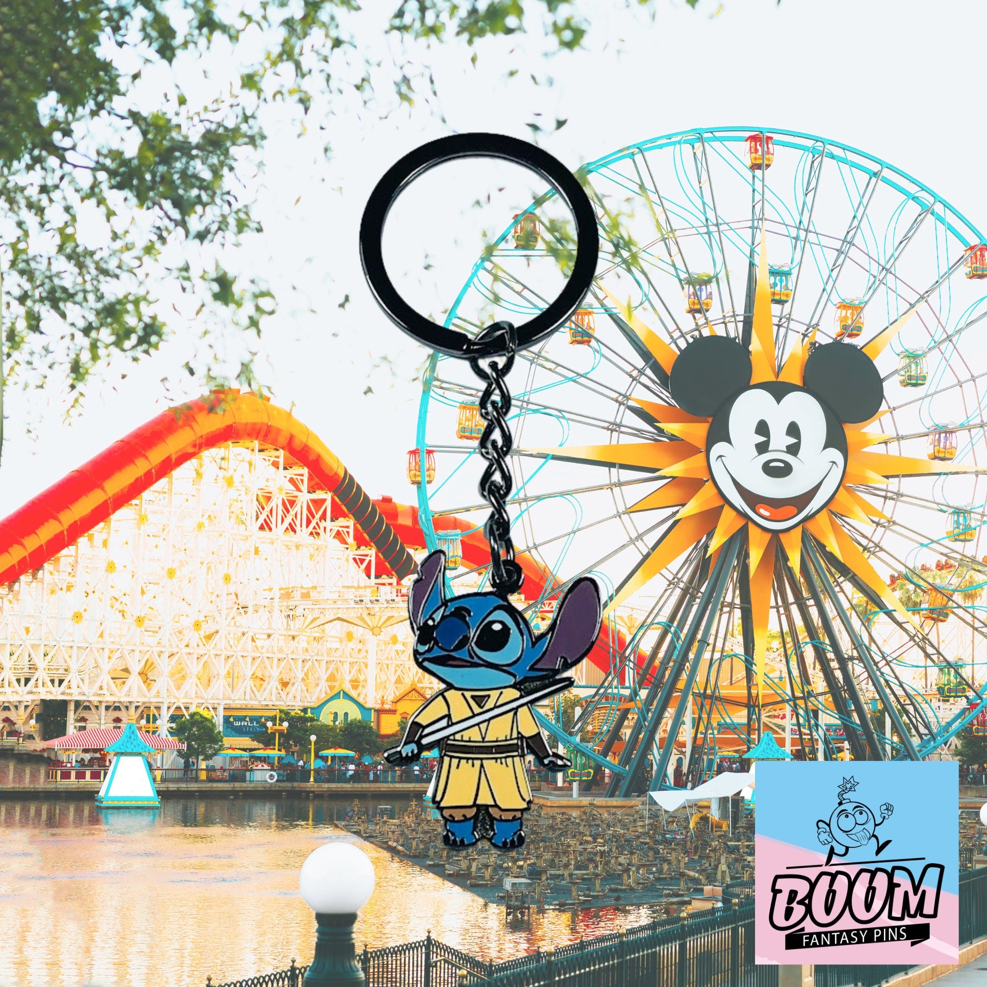 Llavero – Experimento 626 Stitch como Rey de Lilo &amp; Stitch – Disney Fantasy