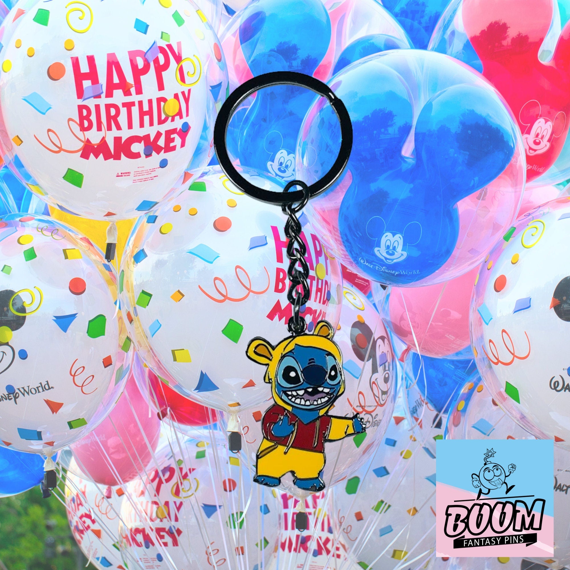 Llavero – Stitch como Winnie the Pooh de Lilo y Stitch – Disney Fantasy